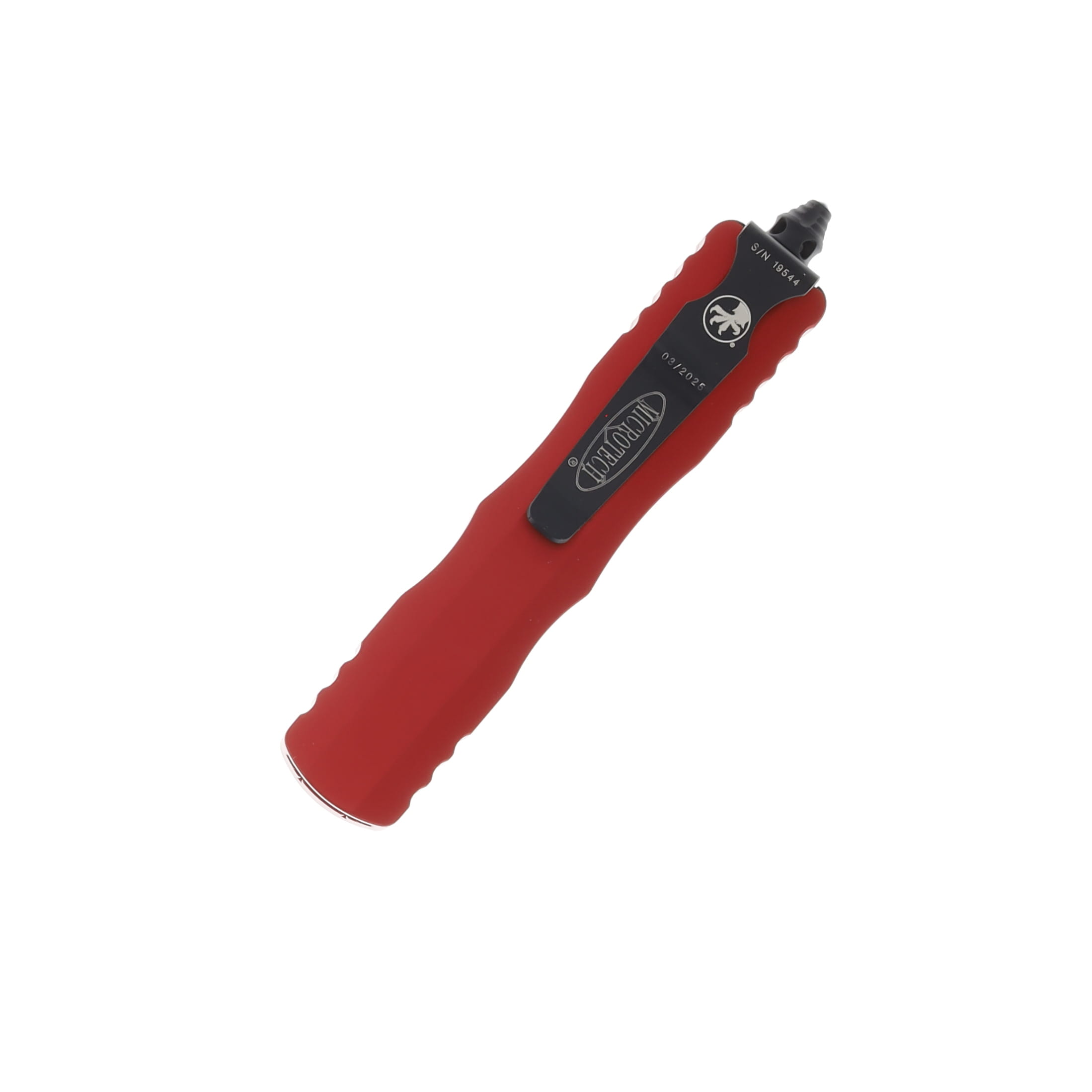 Microtech Dirac OTF Automatic Knife Black D/E Red Aluminum AUMT2251RD View 2