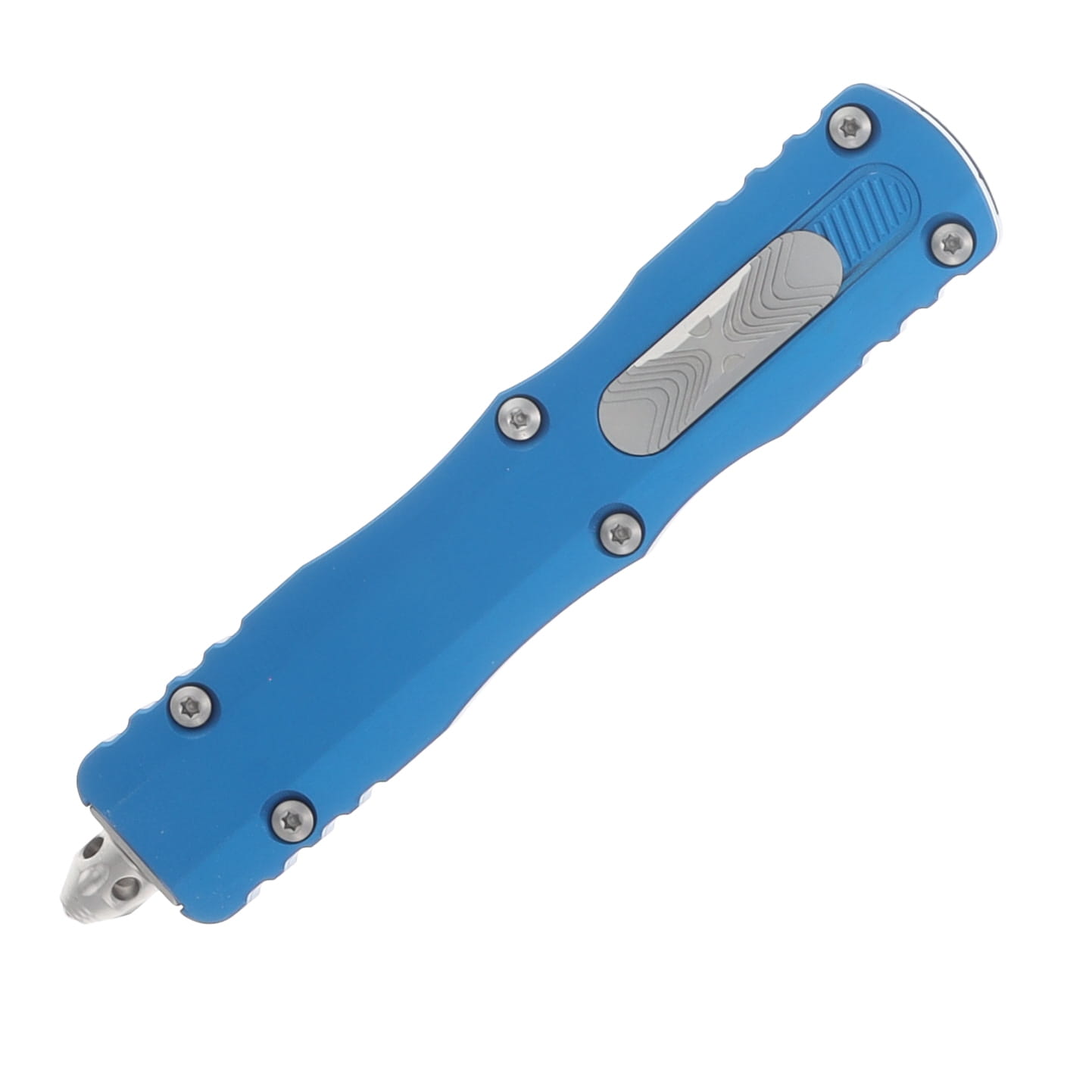 Microtech Dirac Delta D/E Stonewash Blue Aluminum AUMT22710BL View 4