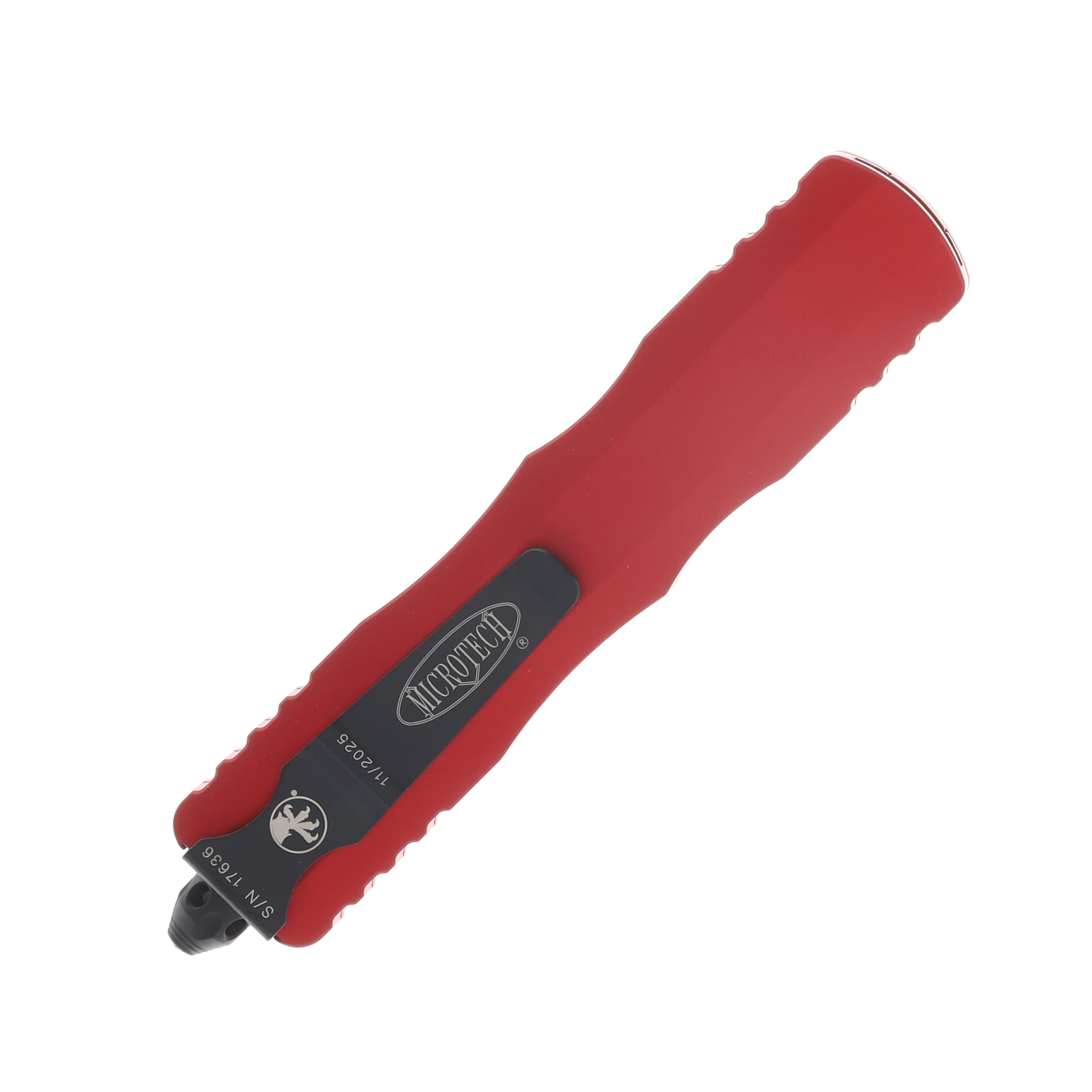 Microtech Dirac Delta D/E Black Blade Red Aluminum AUMT2271RD View 4