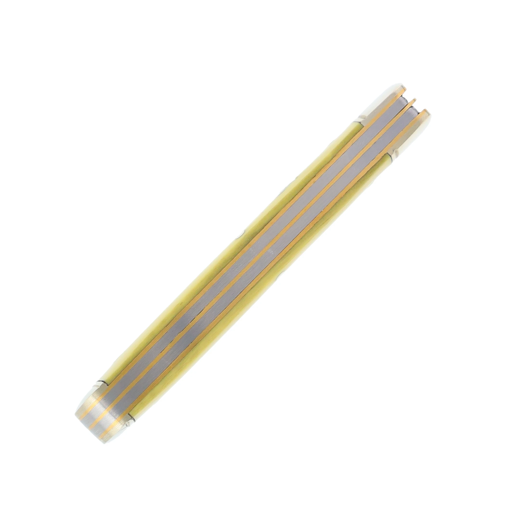Rough Ryder Smooth Yellow Composition Razor Trapper Folding Knife RR892 View 6