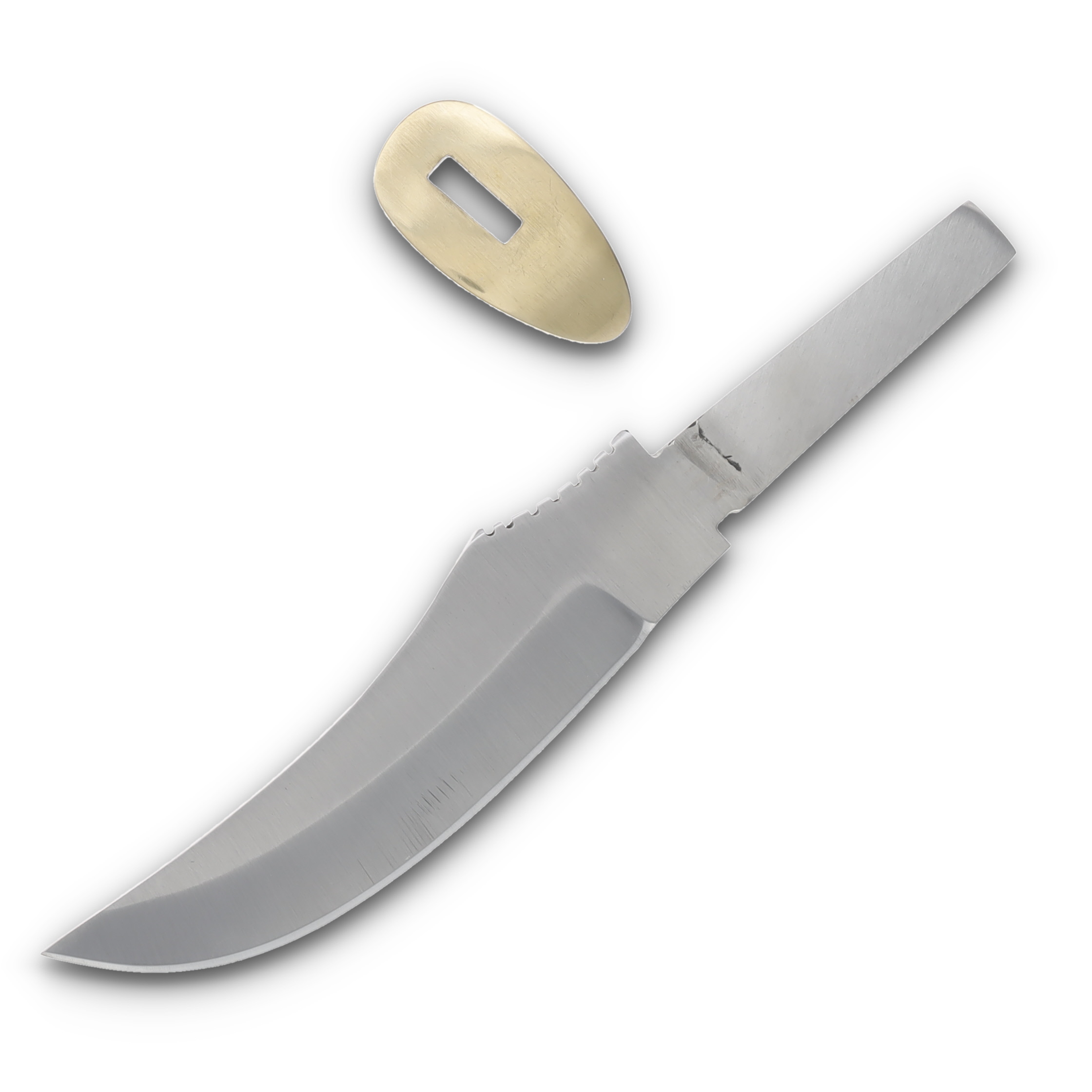 5.25 Inch Clip Point Knife Blade Blank Full Tang for Custom Knives BL142KB View 3