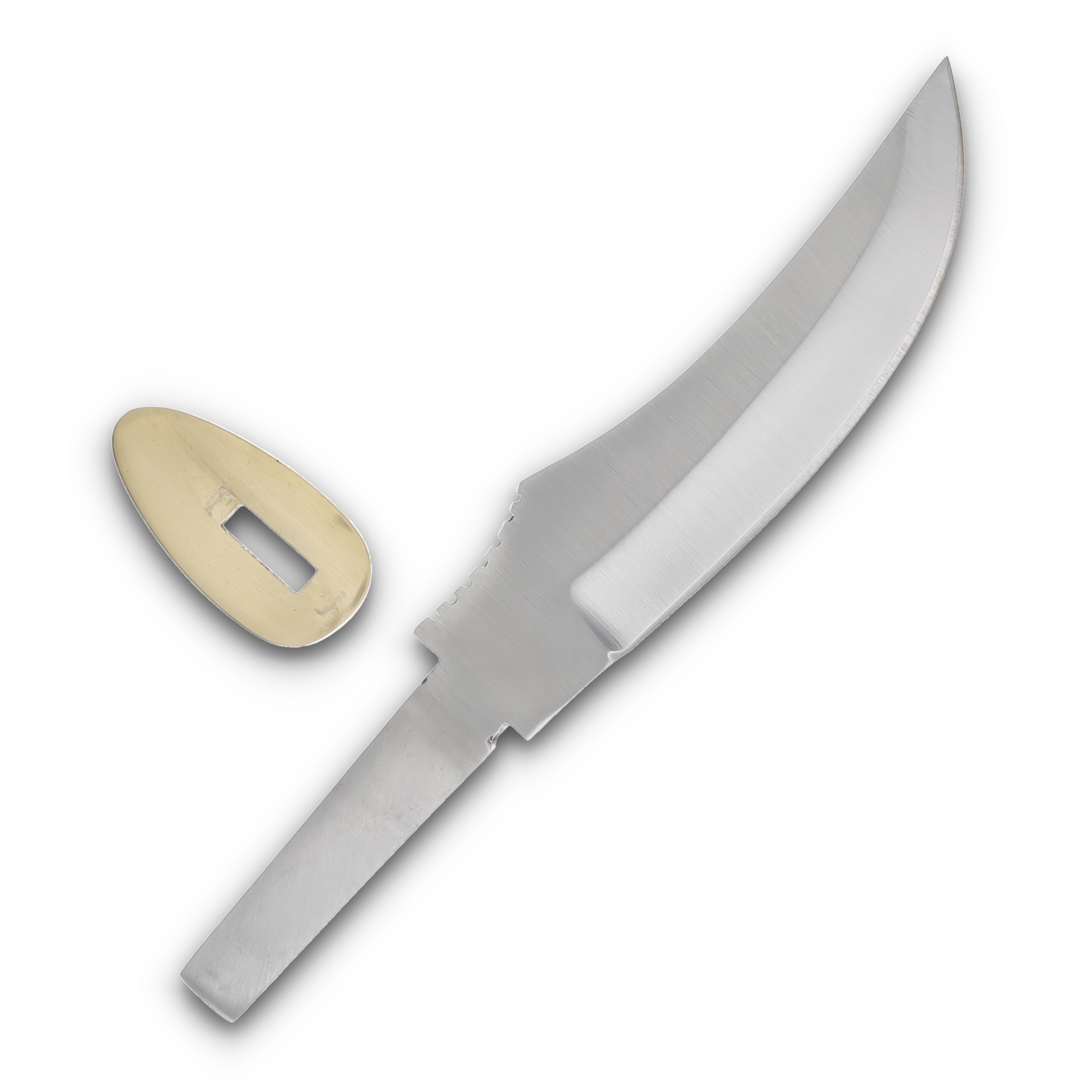 5.25 Inch Clip Point Knife Blade Blank Full Tang for Custom Knives BL142KB View 4