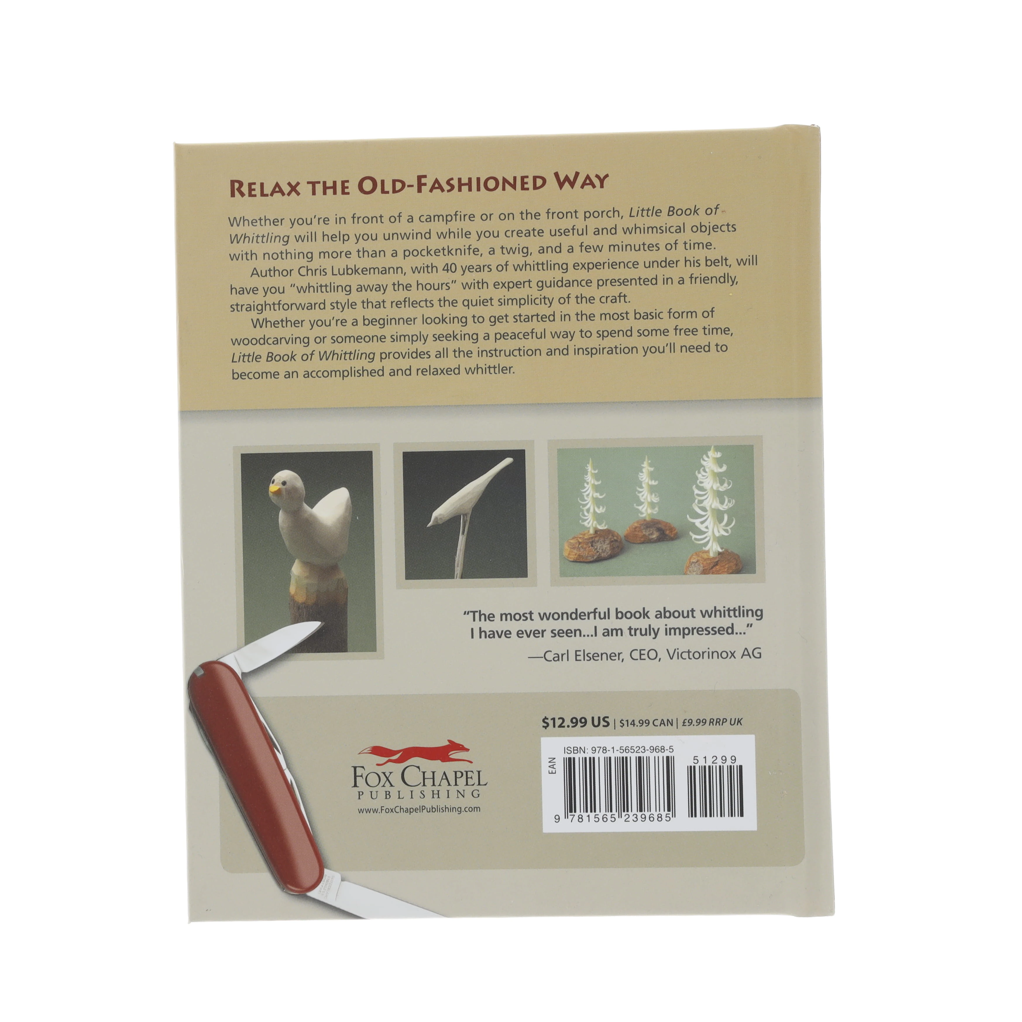 Little Book of Whittling: Passing Time on the Trail, on the Porch, and Under the Stars BO9685 View 2