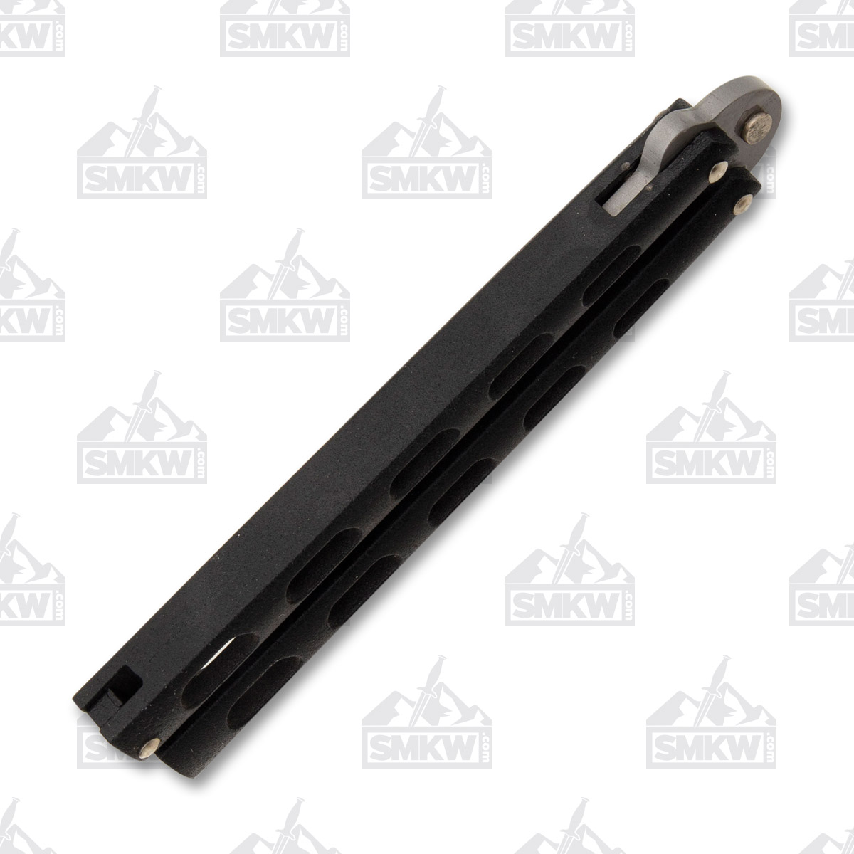 Bear & Son 5" Balisong Black Tanto BR114AB View 8