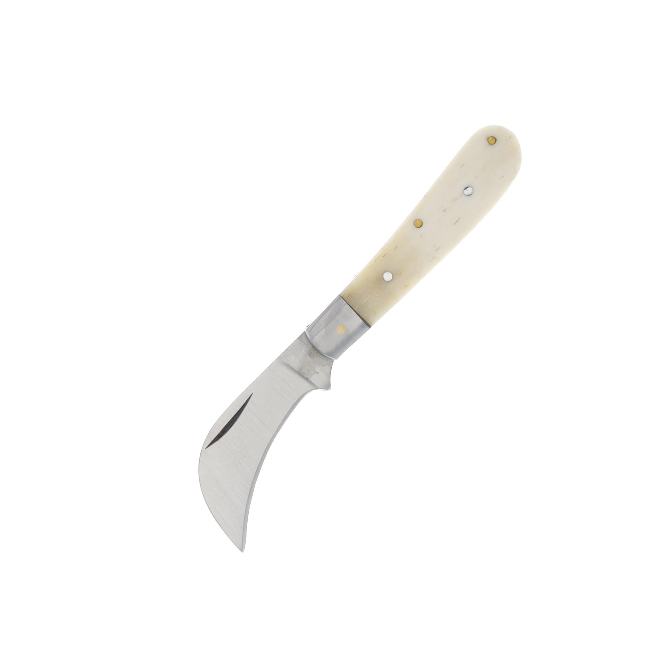 Natural Bone Mini Hawkbill Folding Knife 203048BO View 2