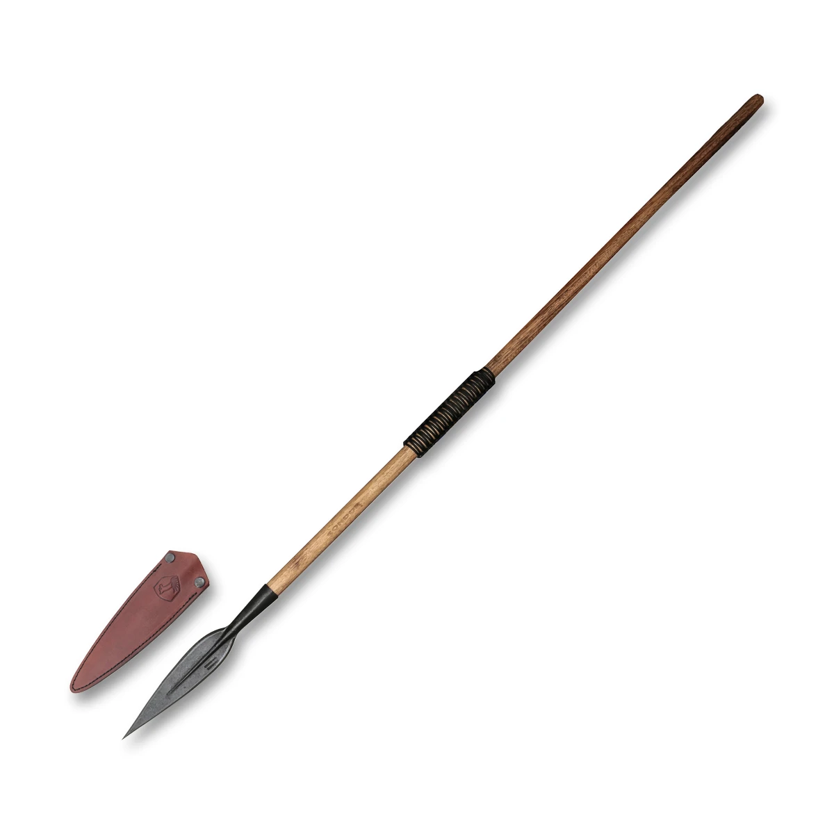 Condor Tool and Knife African Congo Spear Burnt Hardwood 64in Overall CTK101810 View 1