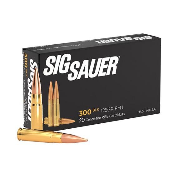 Sig Sauer Elite Ball .300 AAC Blackout 125gr FMJ Ammo 20rd E300B120 View 1
