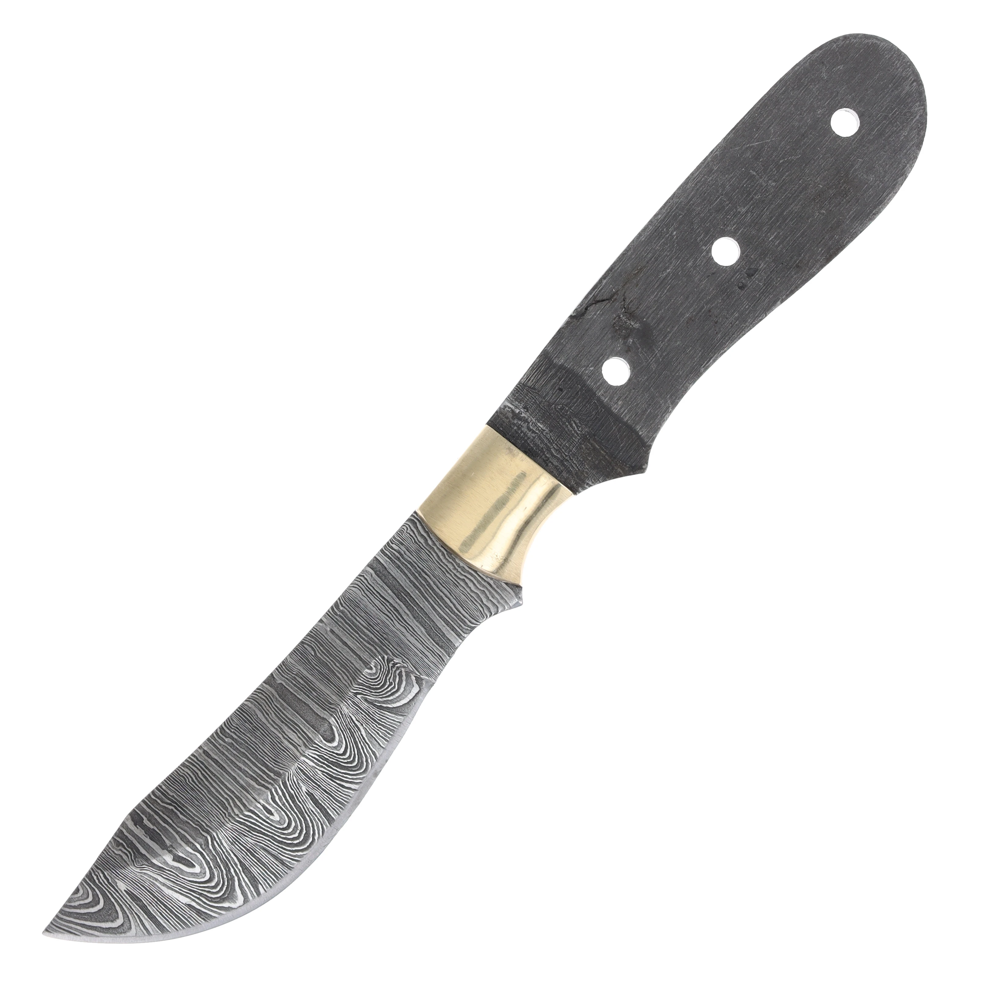 Damascus Full Tang Skinner Blade Blank – 7.25in for Knife Makers BL030 View 1