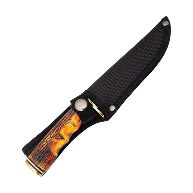 Frost Whitetail Cutlery Imitation Bone Fixed Blade Deer Skinner FRWT1000 View 6