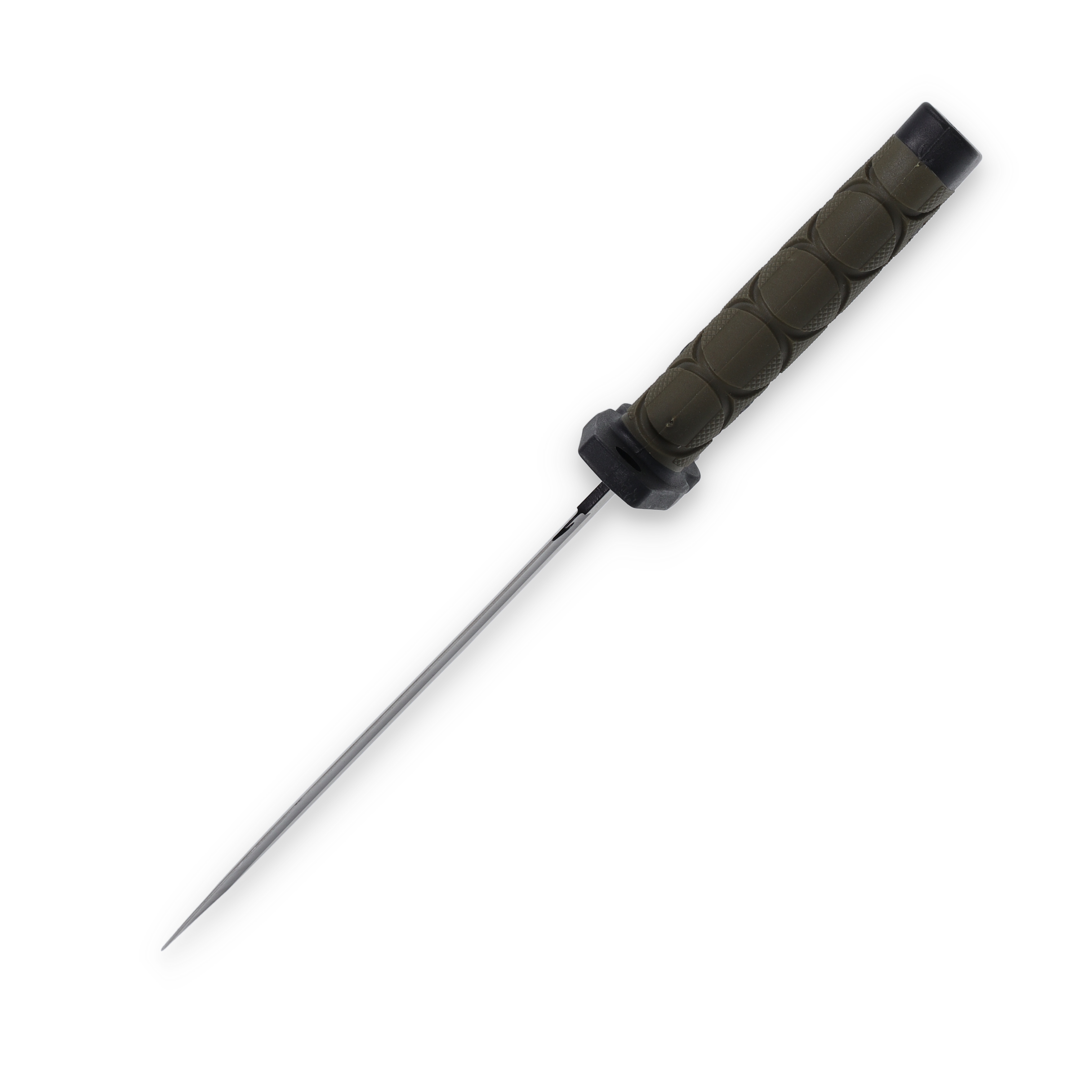Frost Tac Xtreme Sawback Bowie OD Green Rubber Handle Black 3Cr13 Blade W/Sheath FRTX44B View 7