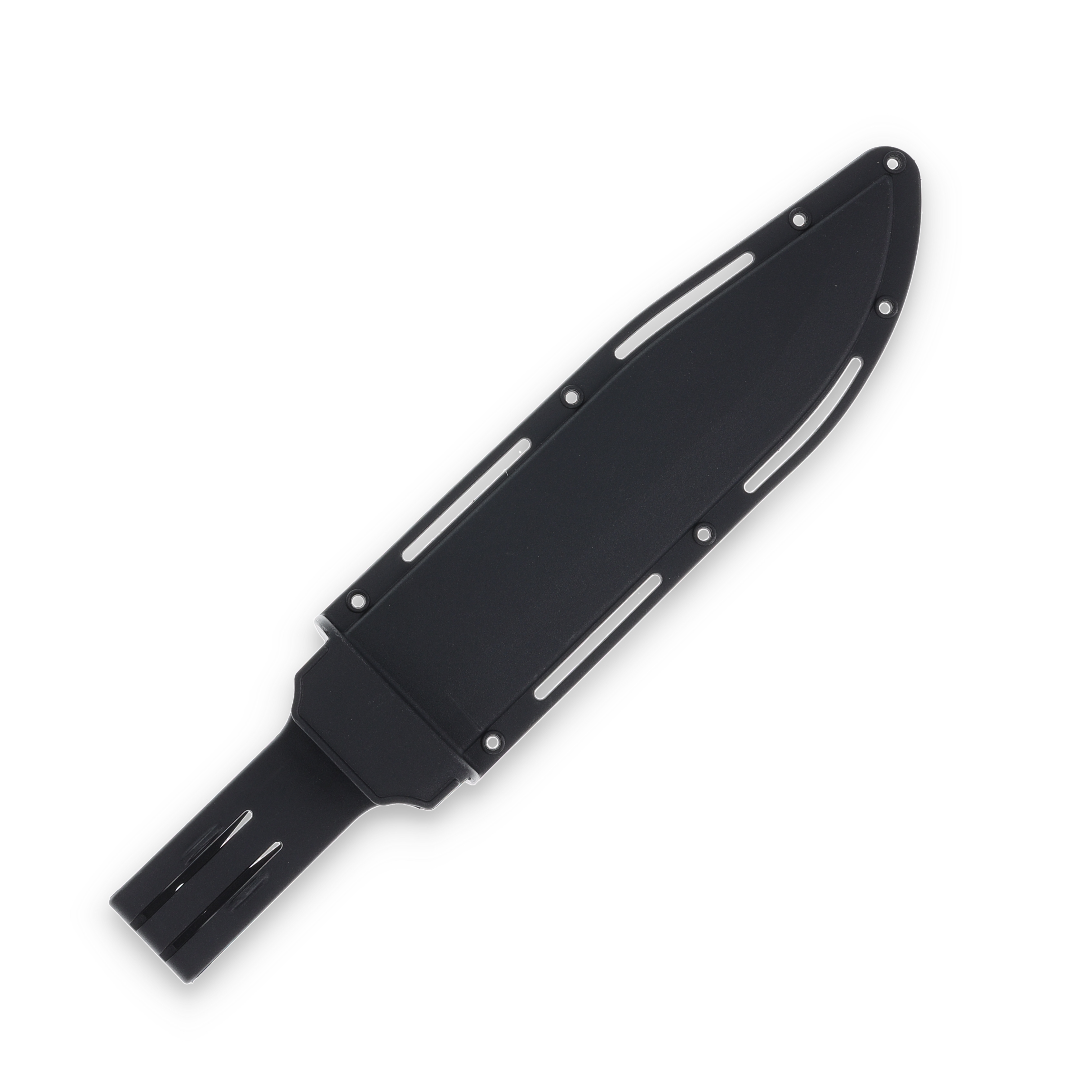 Frost Tac Xtreme Sawback Bowie OD Green Rubber Handle Black 3Cr13 Blade W/Sheath FRTX44B View 9