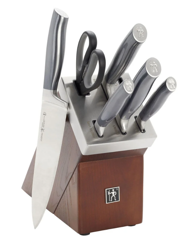 J.A. Henckels International Graphite 7-Piece Self Sharpening Block Set 1011028 View 1