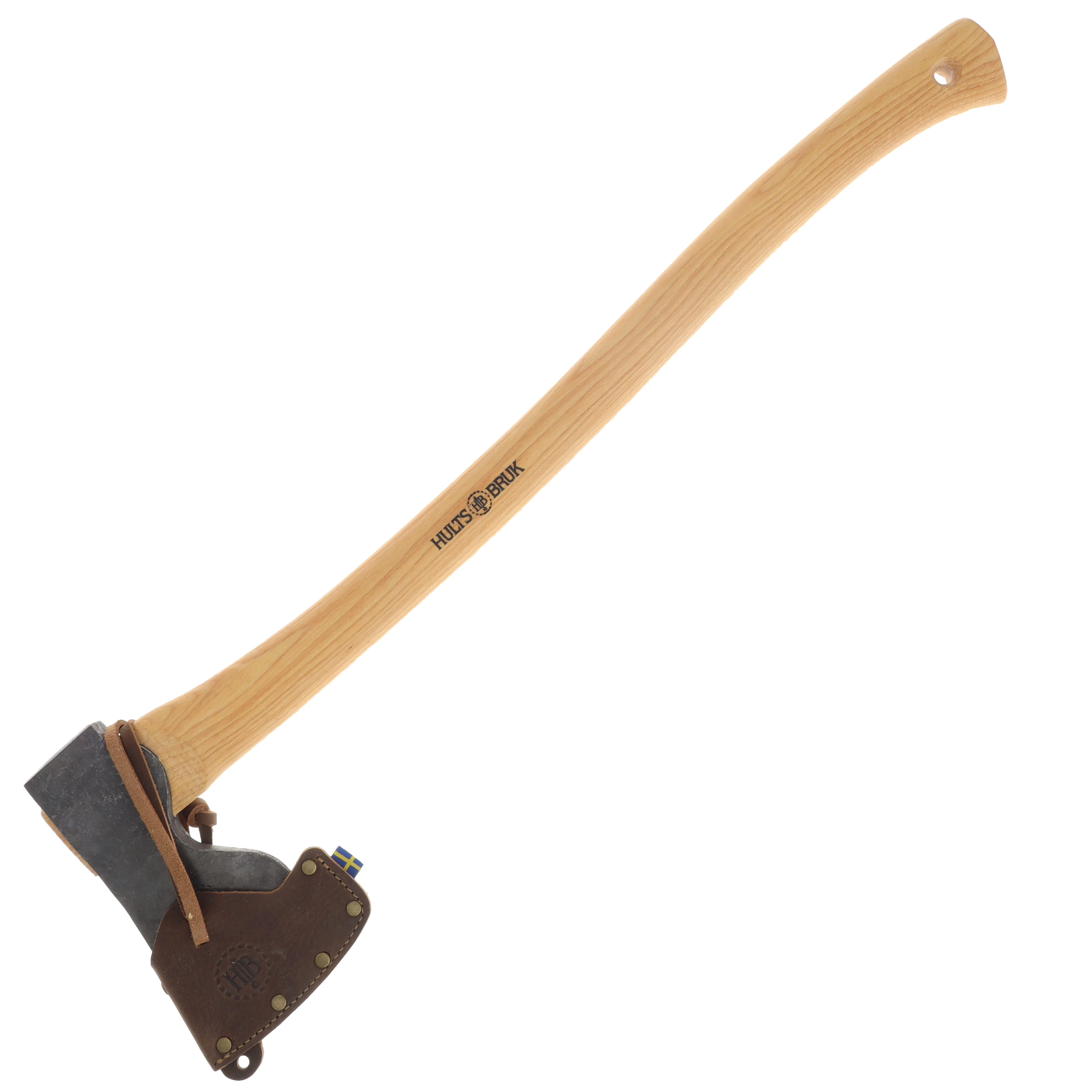 Hults Bruk Akka Forester's Axe Hickory Wood Handle Leather Sheath H840772 View 5