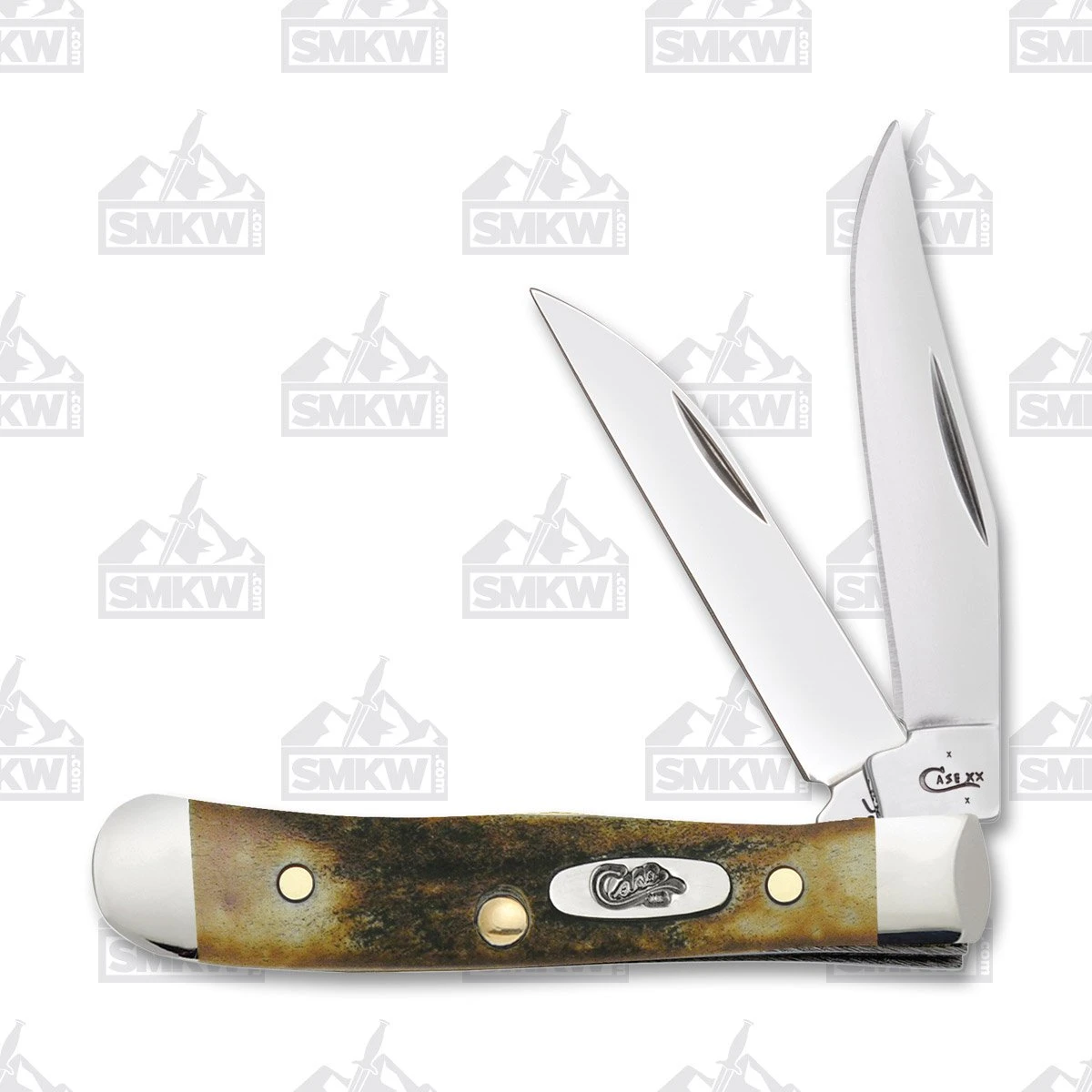 Case Genuine India Stag Tiny Trapper Folding Knife CA5968 View 1