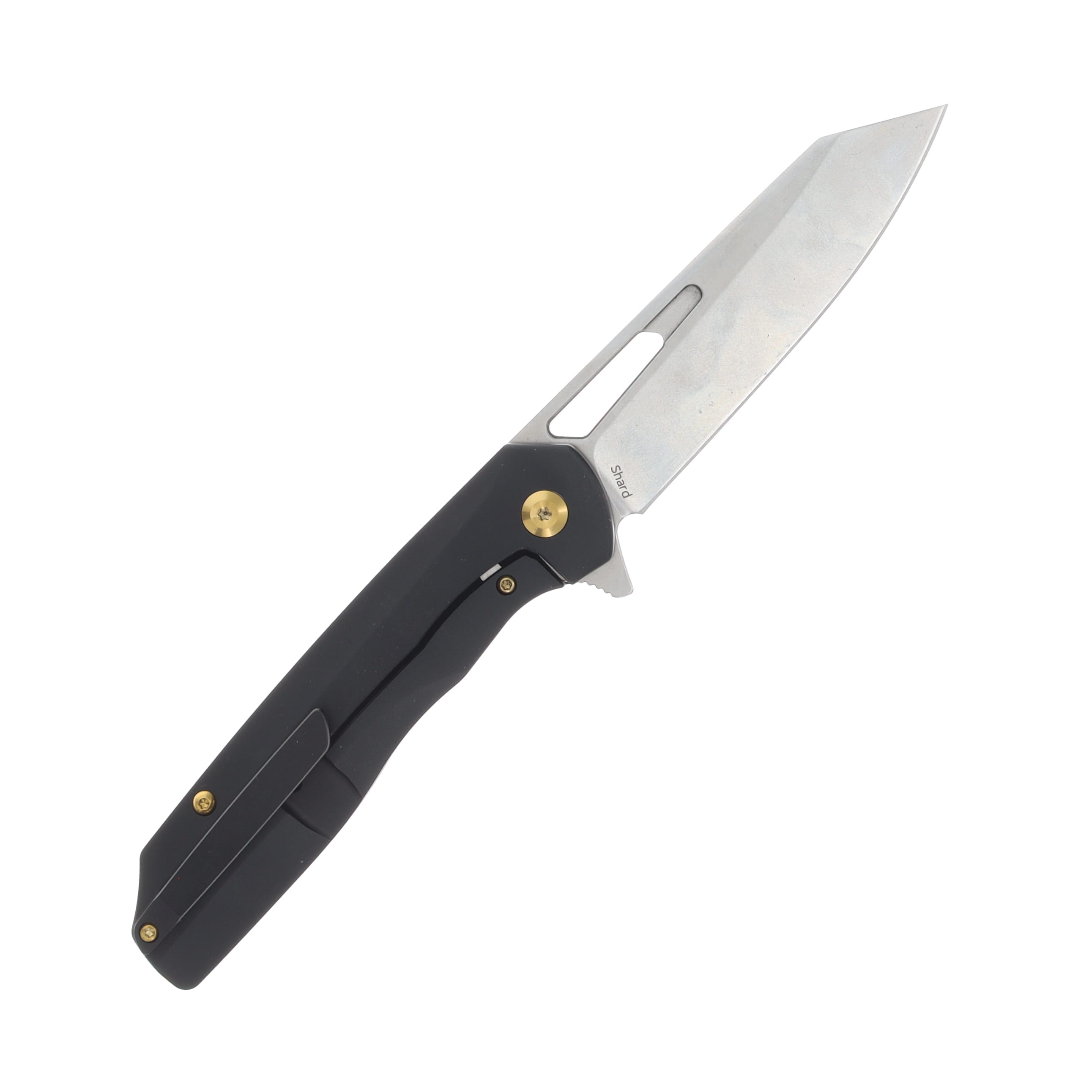 Kansept Shard Folding Knife Black Titanium and Copper Handle CPM-S35VN Steel Blade K1006A7 View 2