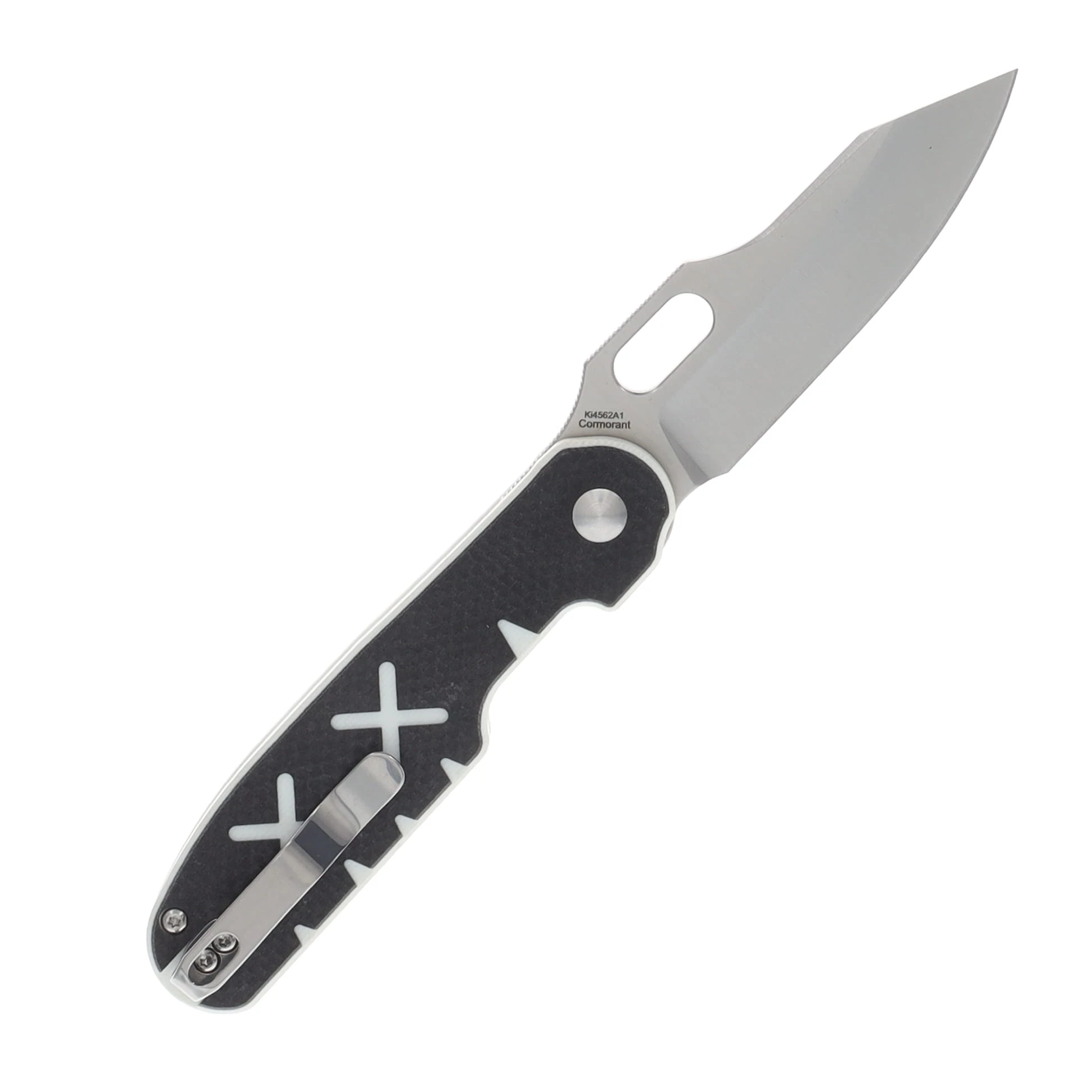 Kizer Cormorant S35VN Black White G10 KI4562 View 2