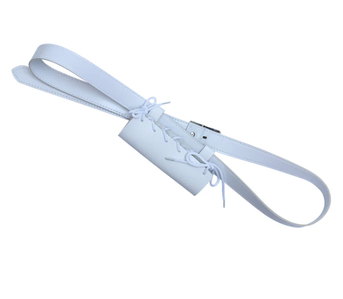 Neptune Trading White Sword Frog Replica Collectible Faux Leather Sword Holder M2323WT View 1