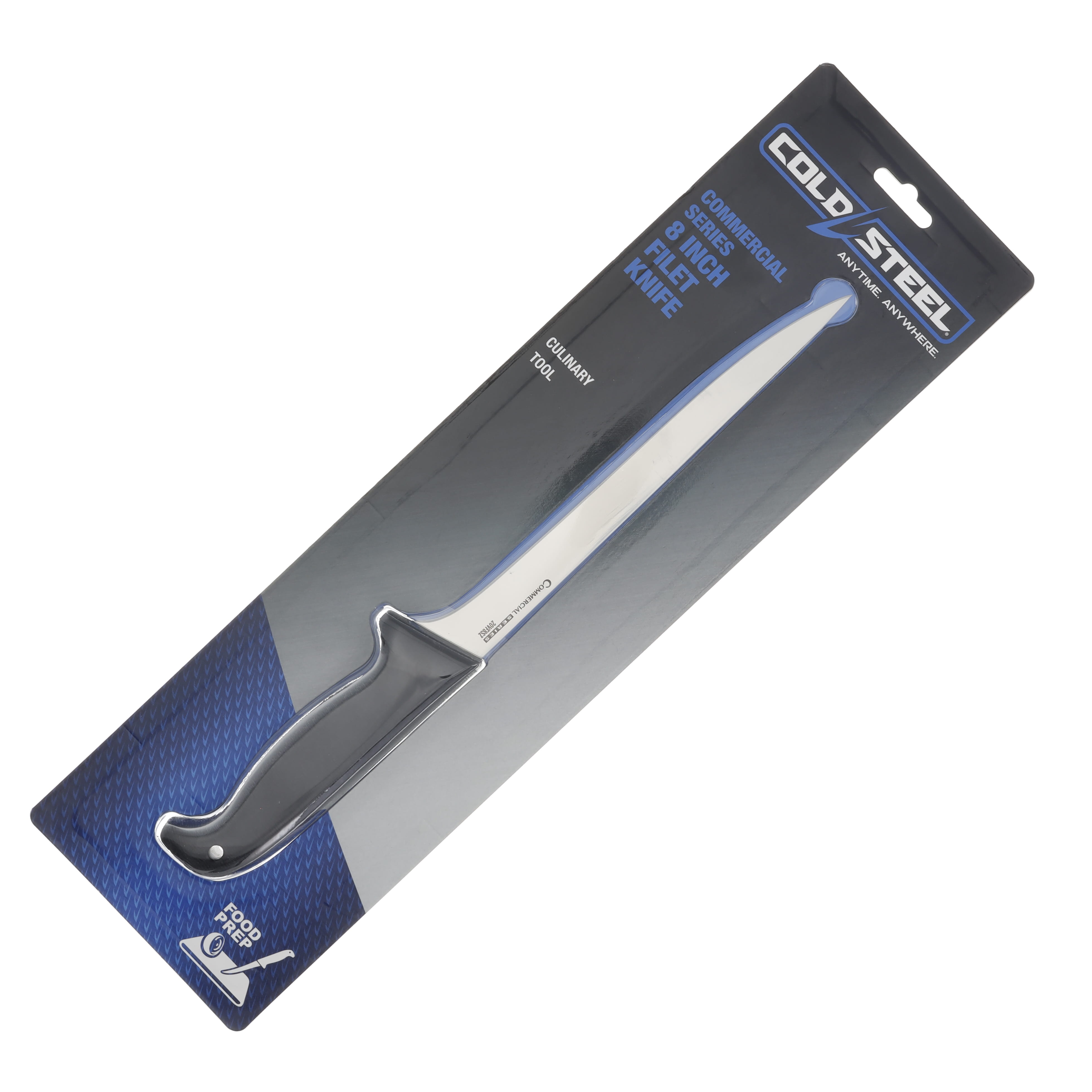 Cold Steel Commercial Series 8in Satin Fillet Fixed Blade Knife CS20VF8SZ View 3