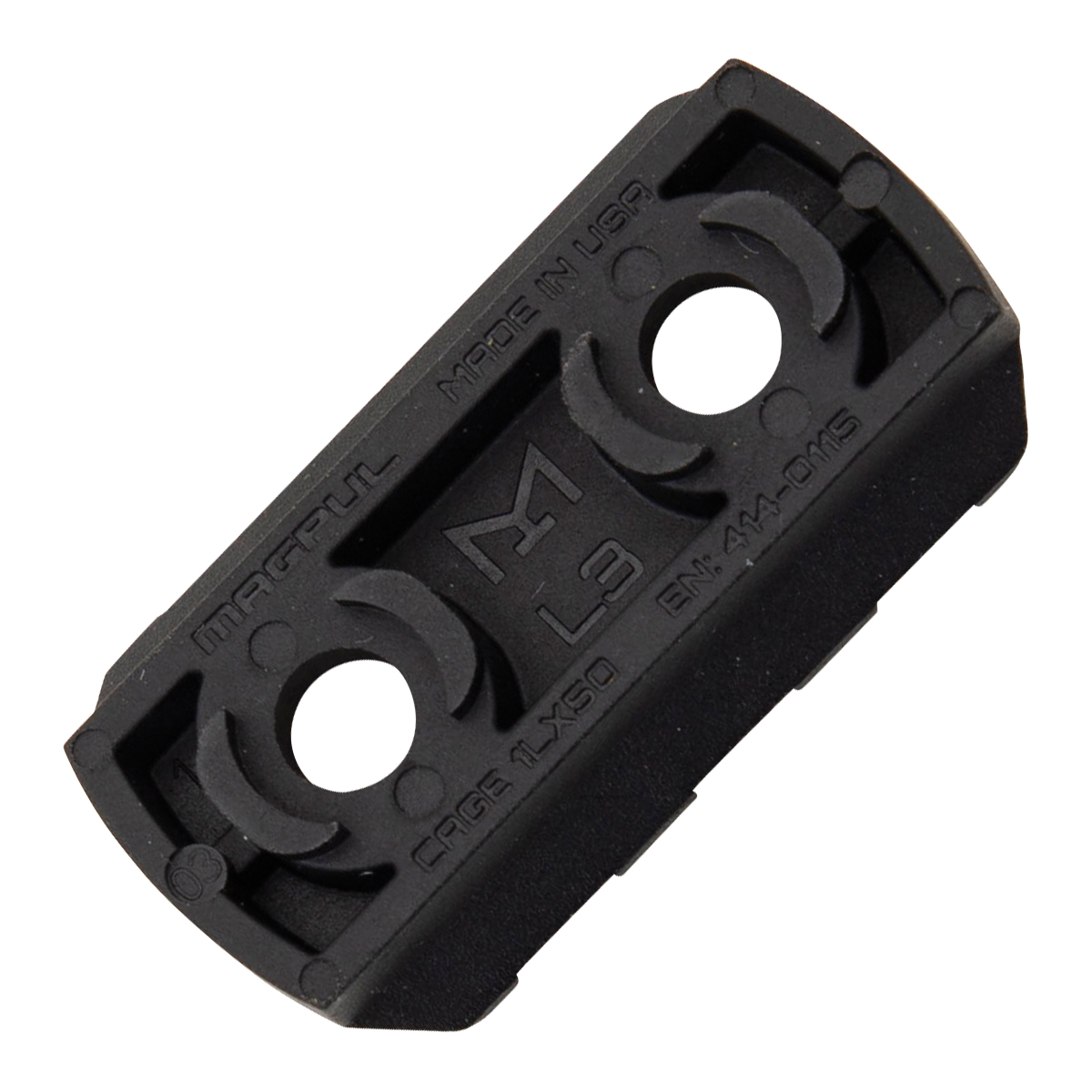 Magpul M-LOK Polymer Picatinny Rail Section 3-Slot MAG589BLK View 2