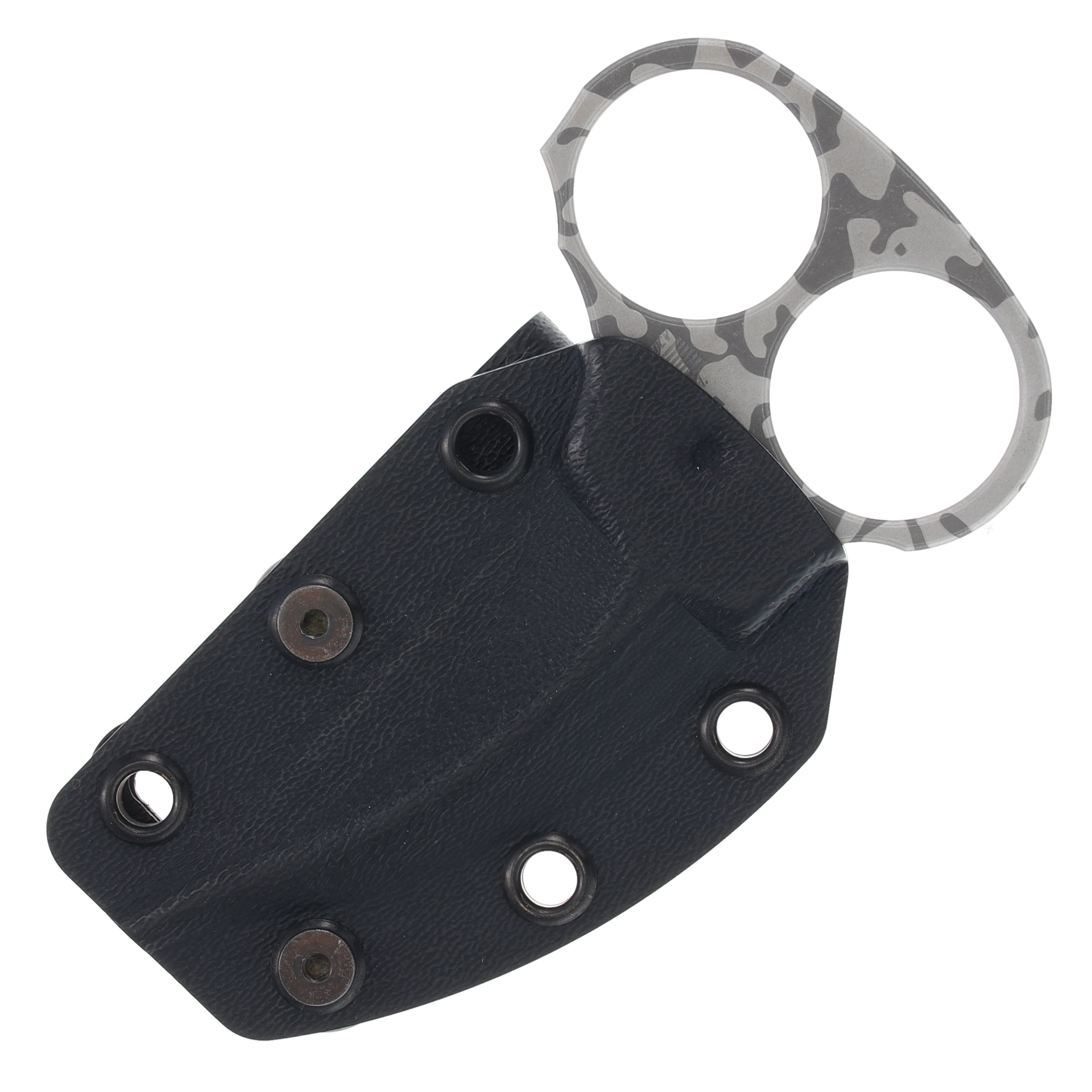 McNees PM Retainer Fixed Blade Knife (Custom Engraved | Woodland Camo) MCRTRWE View 4
