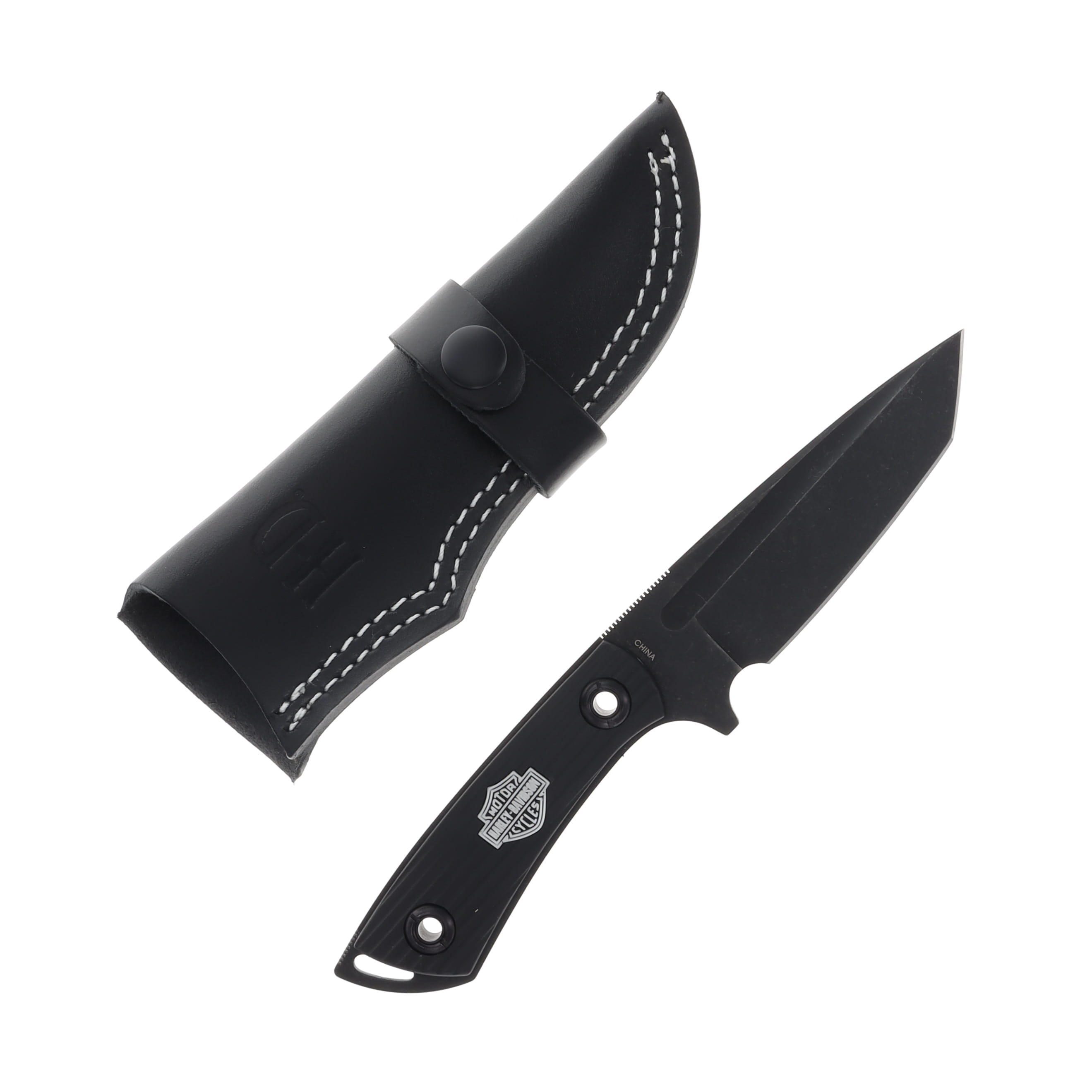 Tec X Harley-Davidson Fixed Blade Knife Tanto CA52164 View 1