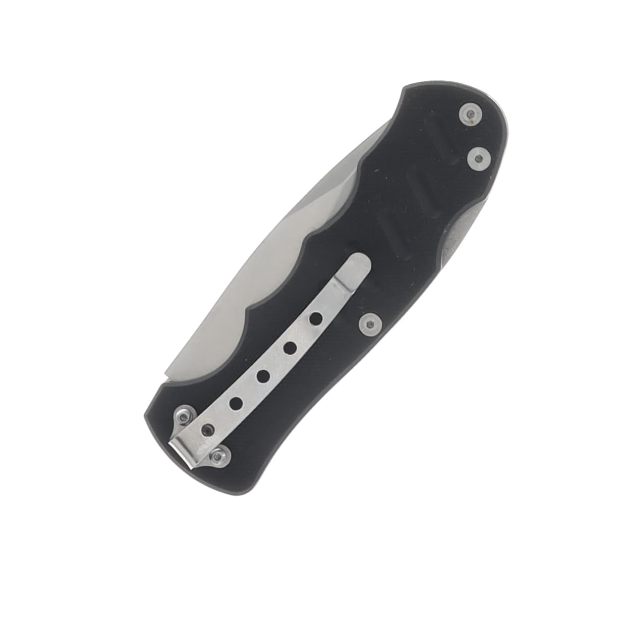 Novelty Knife Co. Folding BLK G10 3In. Satin 440A Drop Point MIA157 View 2