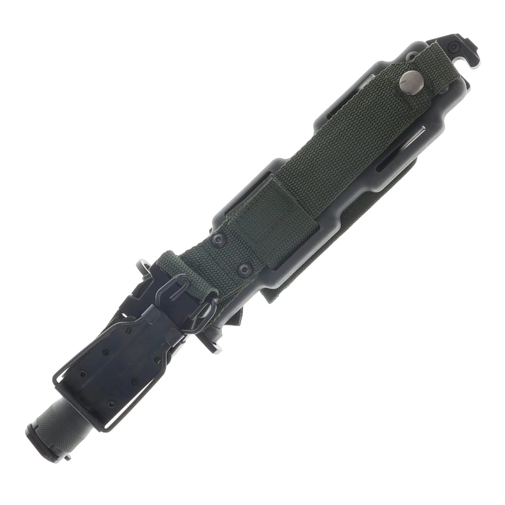 Szco M9 Fixed Blade Bayonet Black Sawback/OD MOLLE Sheath 210997 View 3