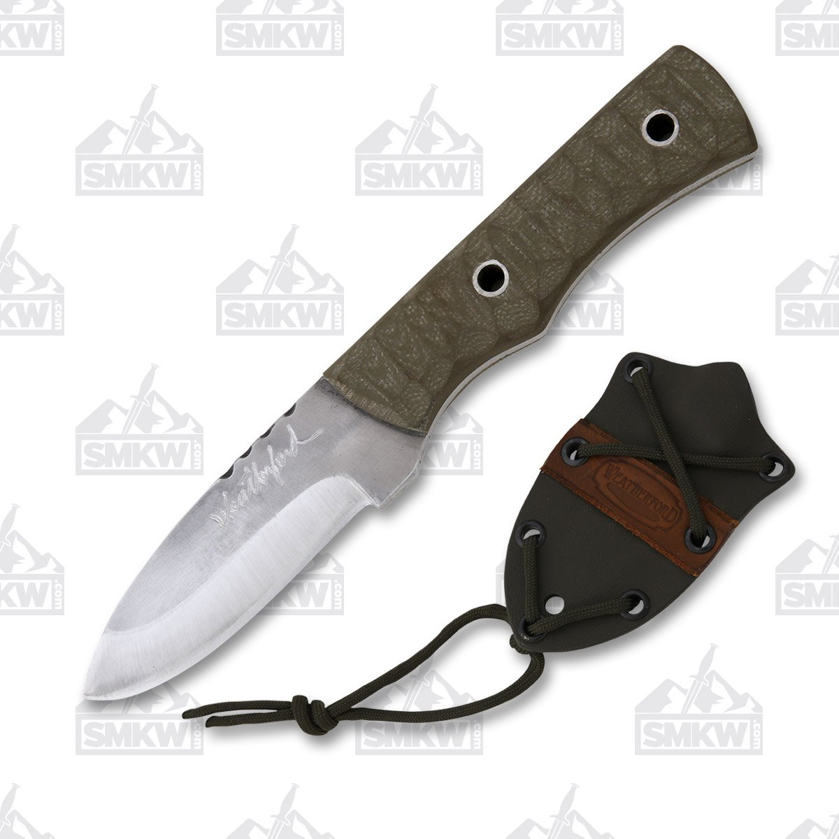 Weatherford Knife Co. Signature Series Medium Green G-10 Handles WKC029 View 1