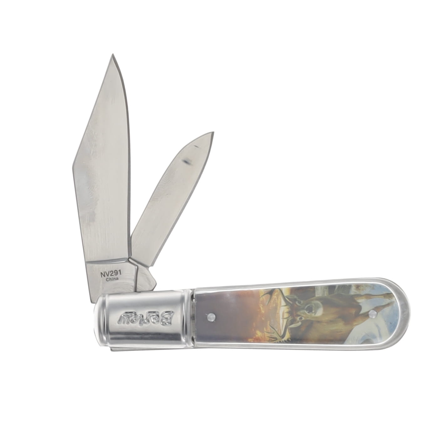 Novelty Knife Co Whitetail Deer Wildlife Barlow NV291 View 2