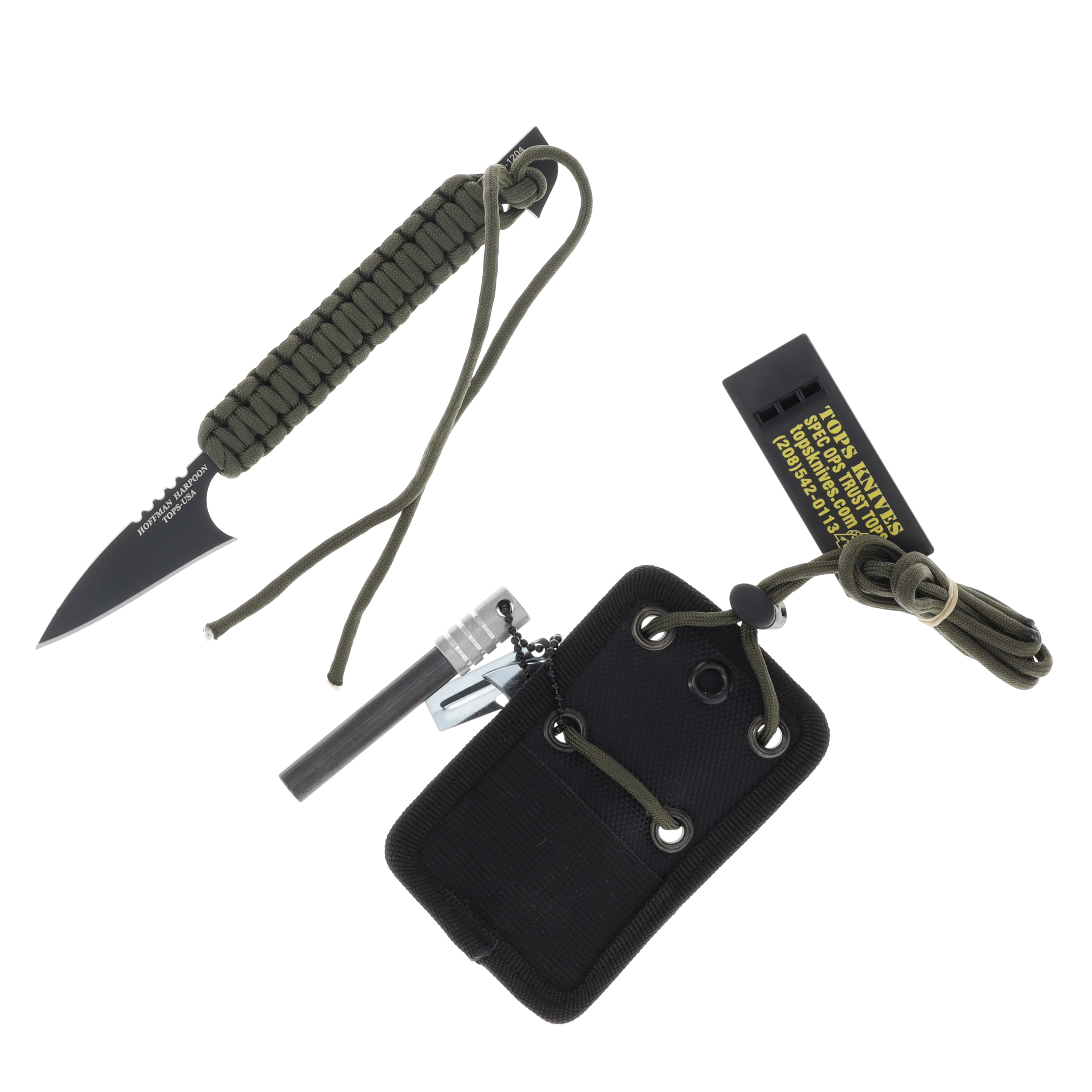 TOPS Hoffman Harpoon 2.5in Plain Black Traction Coated Harpoon TPHOFHAR01 View 1