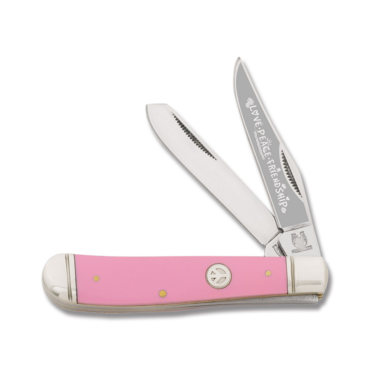Rough Ryder Love Peace Friendship Mini Trapper RR1377 View 1