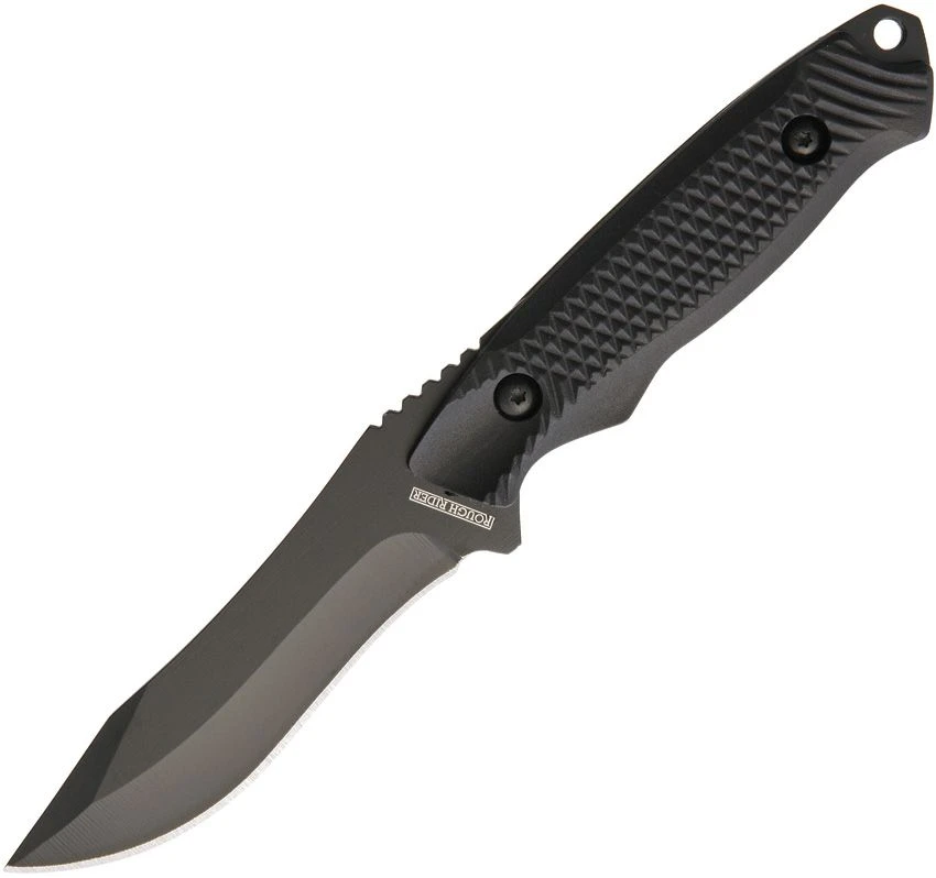 Rough Ryder Tactical Clip Point Fixed Blade Knife RR1865 - Smoky ...