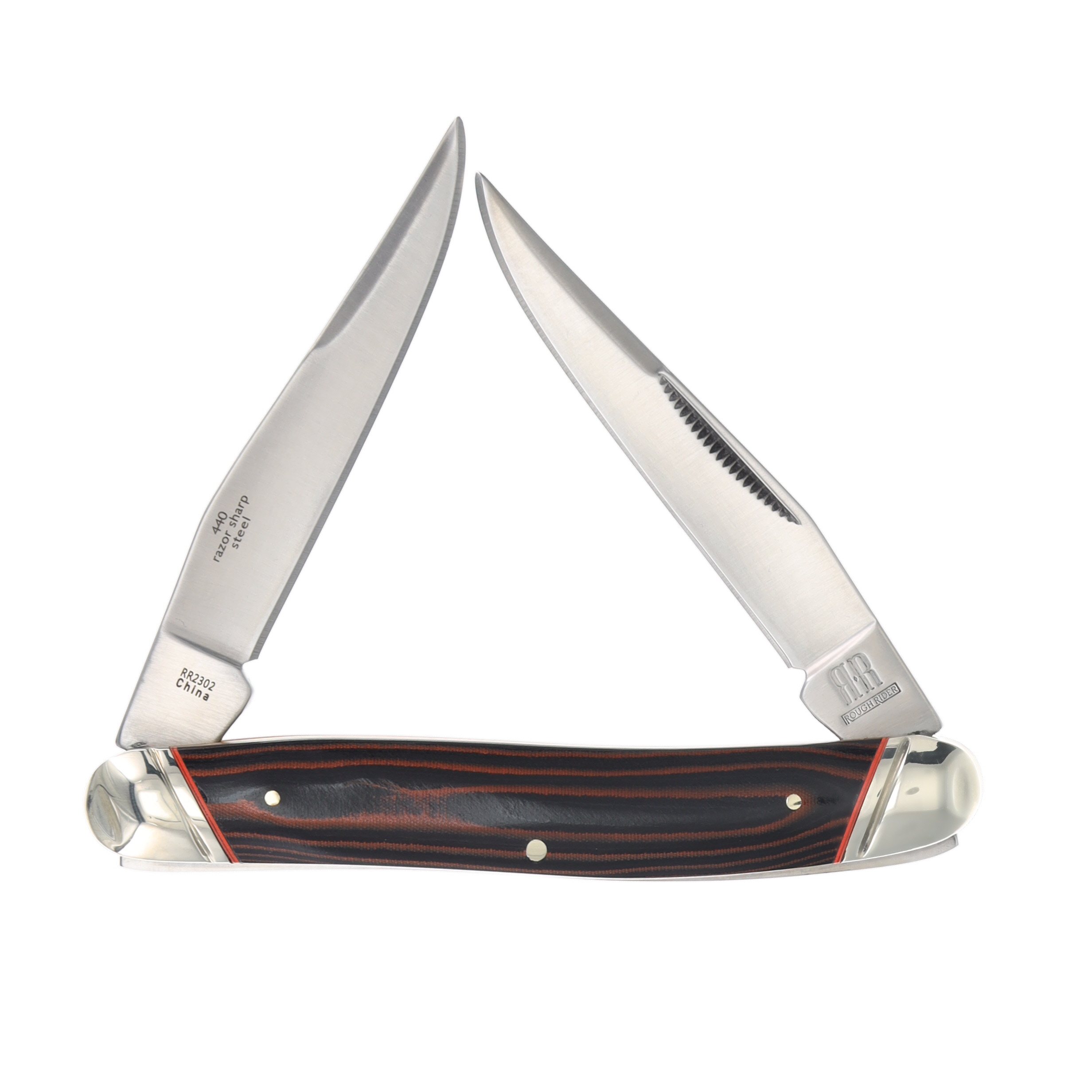 Rough Ryder Desert Fox Muskrat Folding Knife RR2302 View 2