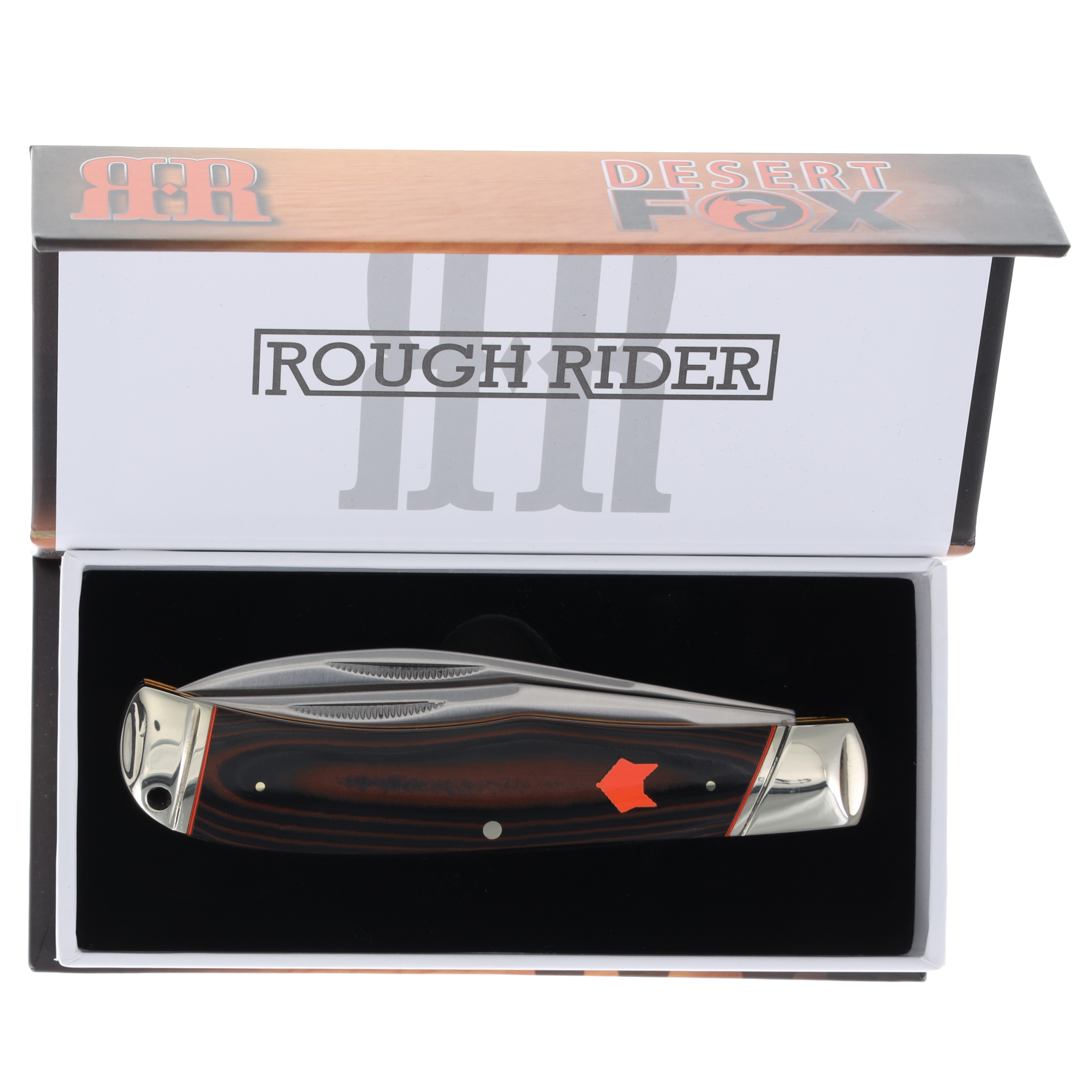 Rough Ryder Desert Fox Jumbo Trapper Folding Knife RR2305 View 7