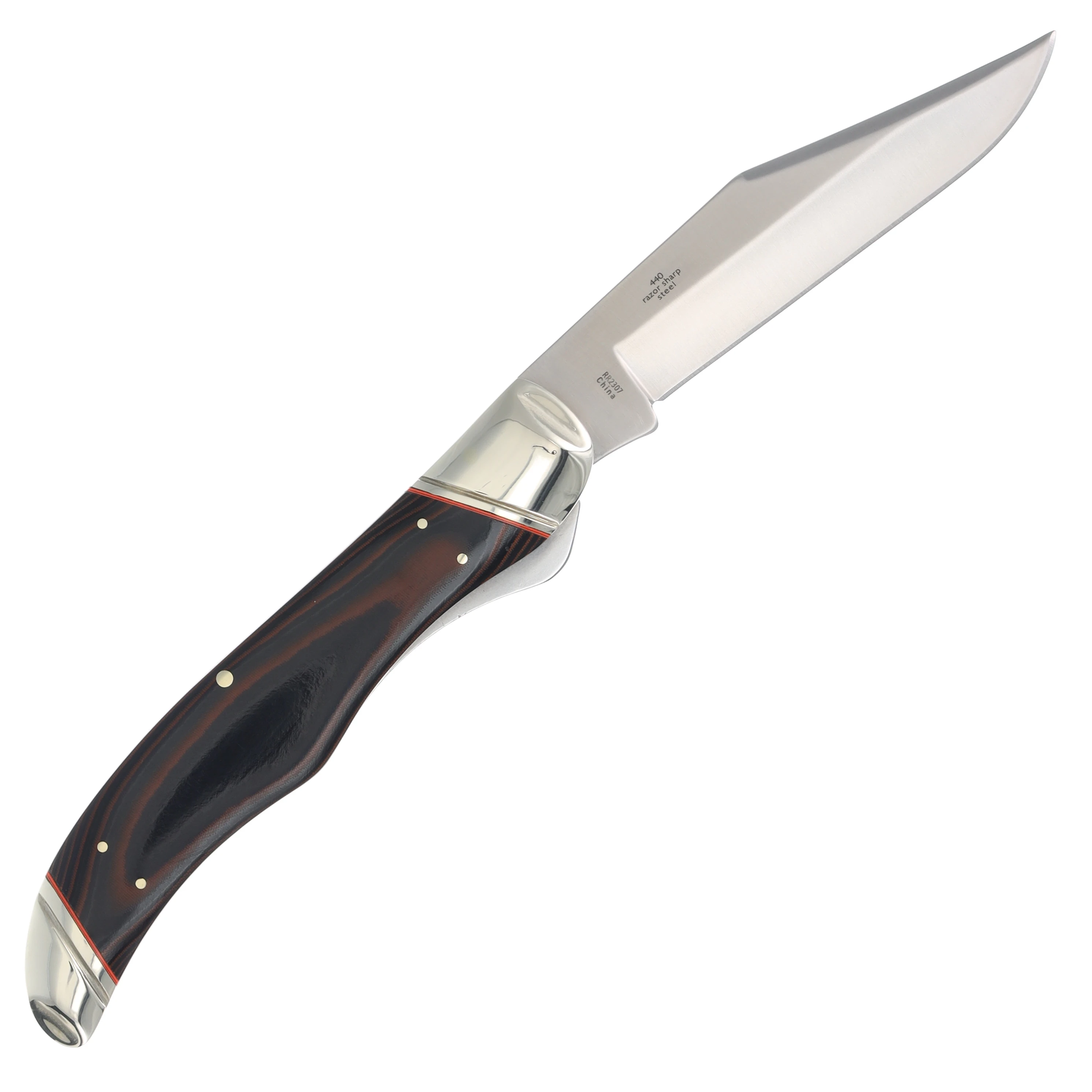 Rough Ryder Hunter Folding Knife Desert Fox RR2307 View 4
