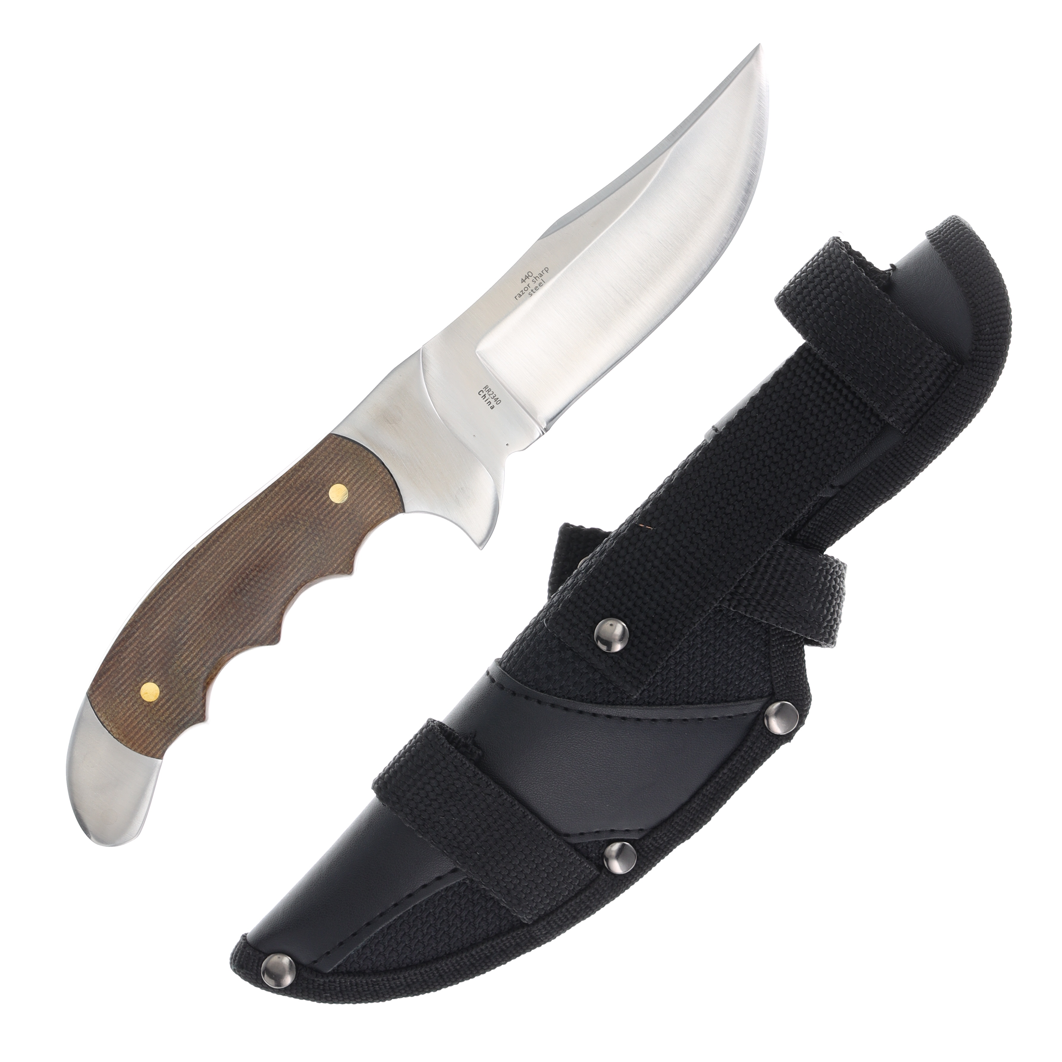Rough Ryder Tater Skin Rogue Fixed Blade Knife RR2340BBR View 2