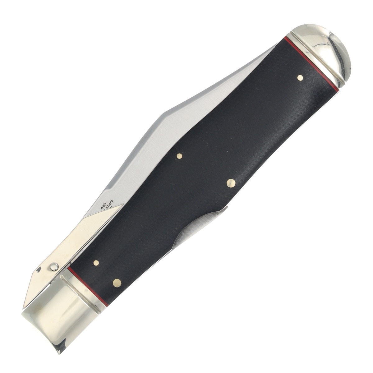Rough Ryder Highland Black Micarta Large Swing Guard Folding Knife RR2382 View 4