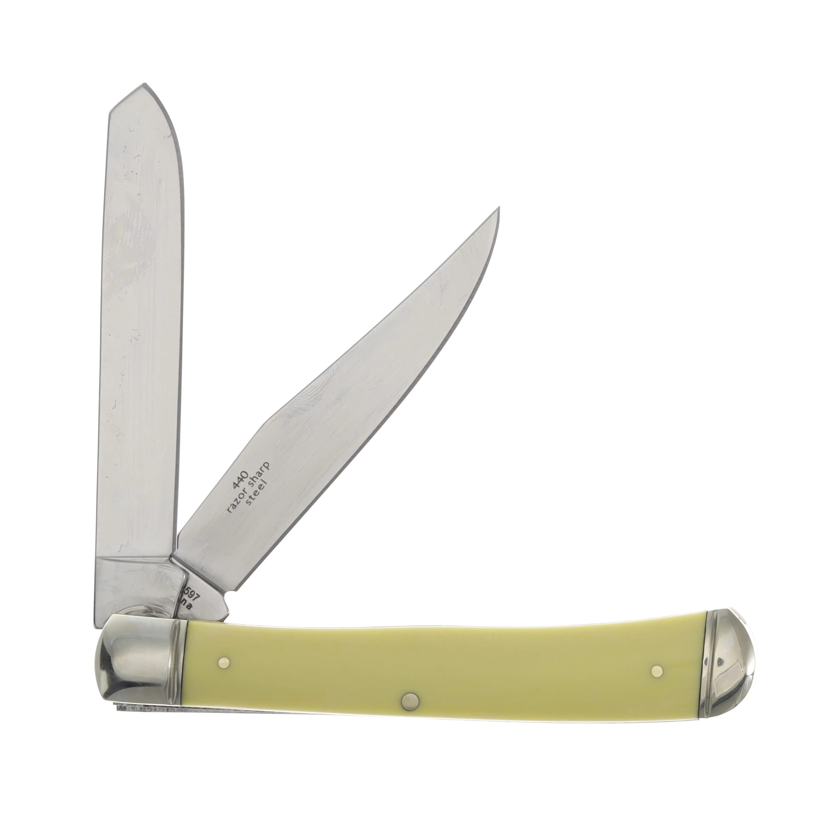 Rough Ryder Yellow Synthetic Trapper RR597 View 2