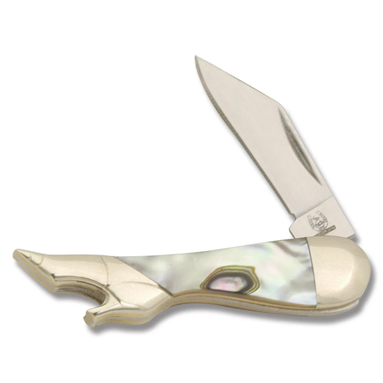Rough Ryder Abalone Lady Leg Folding Knife RR939 View 1