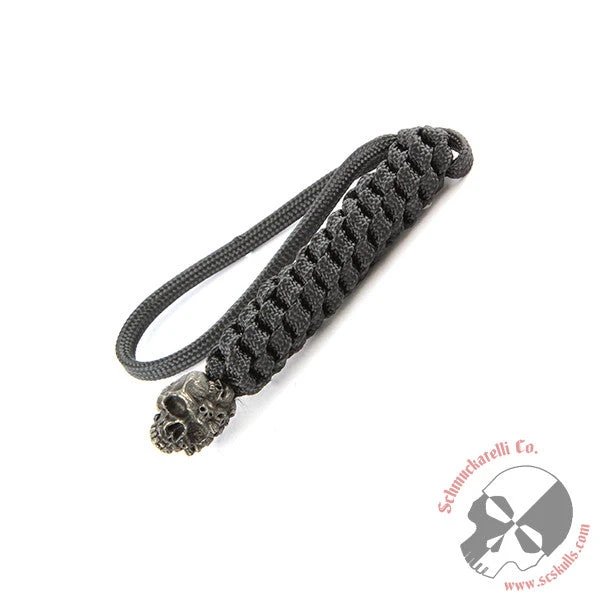 Schmuckatelli Mind Skull Lanyard Black Bead SC4AMBLBB View 1