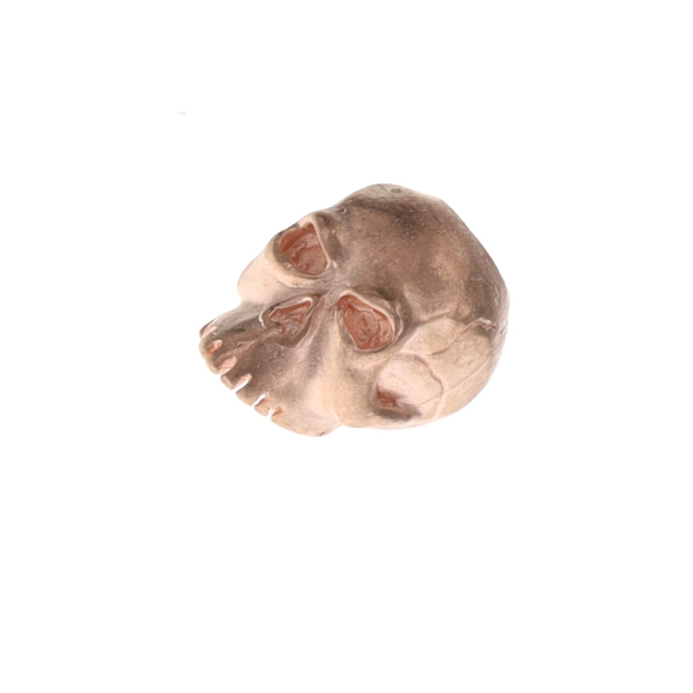 Schmuckatelli "Classic" Matte Rose Gold Skull Bead SCCMRG View 1