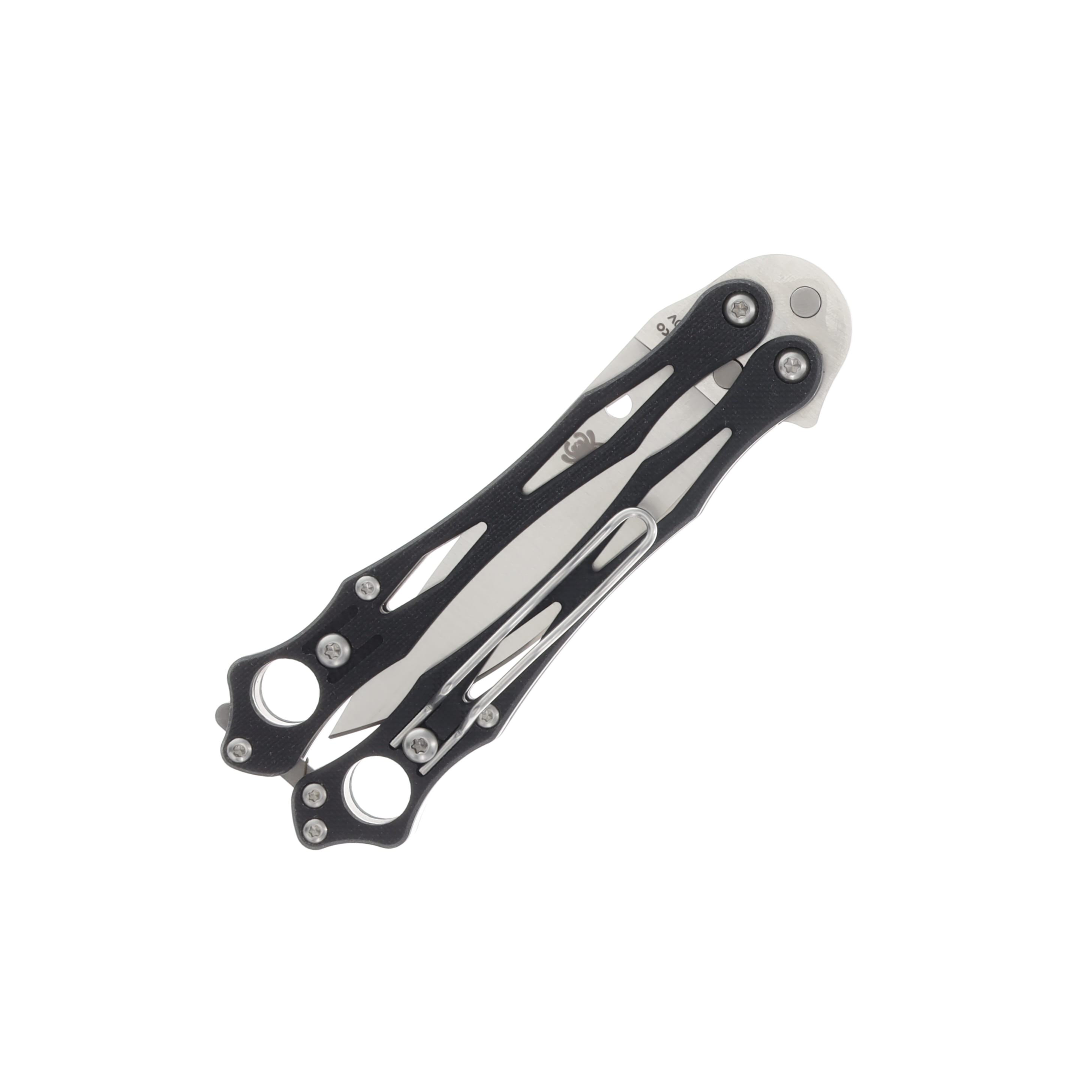 Spyderco Smallfly 2 Balisong Butterfly Knife Black G-10 SPB02GP2 View 2