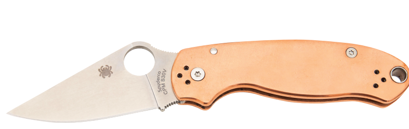 Spyderco SMKW Custom Para 3 Copper SPC223GPCU View 1