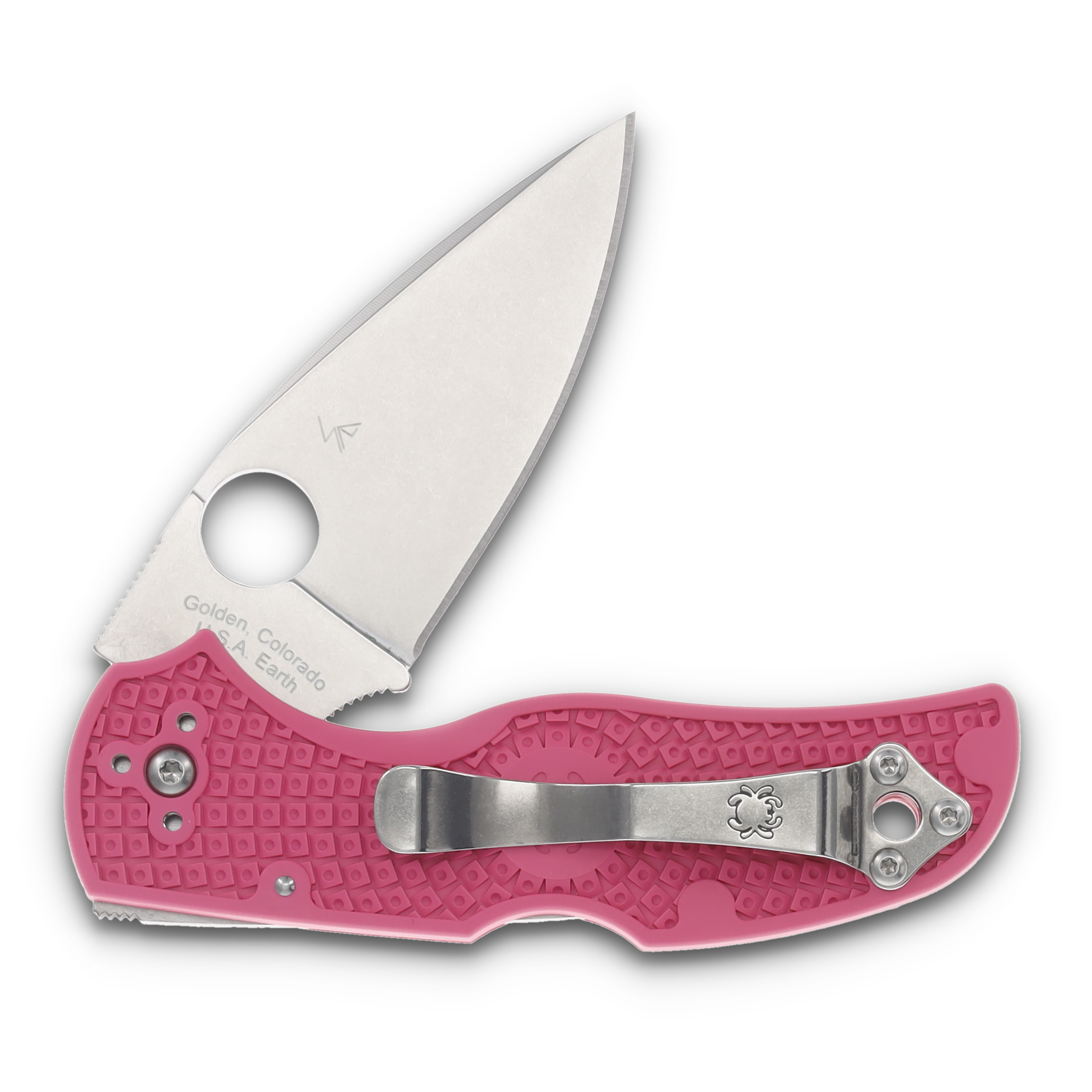 Spyderco Native 5 Lightweight FRN Pink SPC41PPN5 View 4