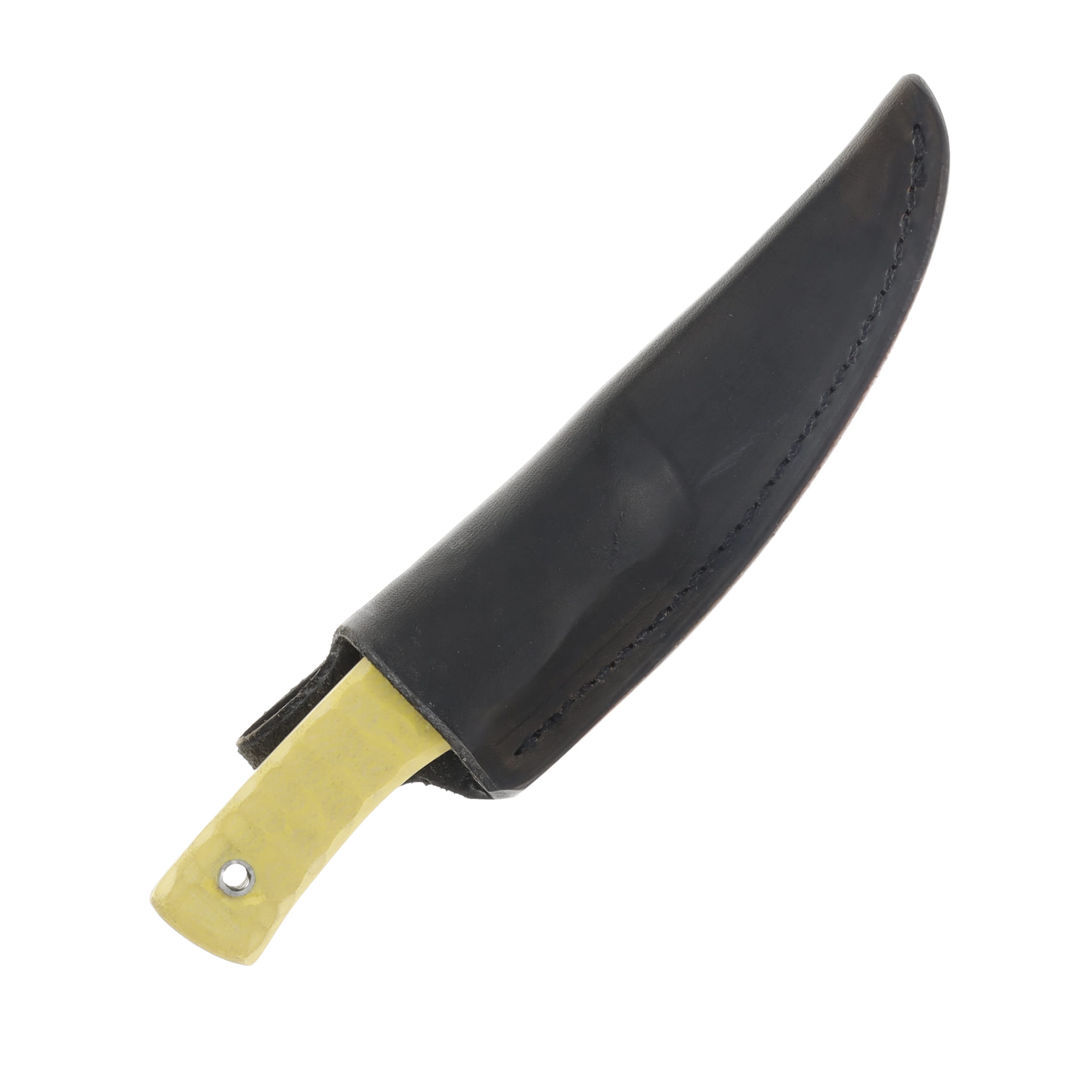 Weatherford Knife Co Signature Series Yellow and Black Plain Drop Point WKC115 View 4