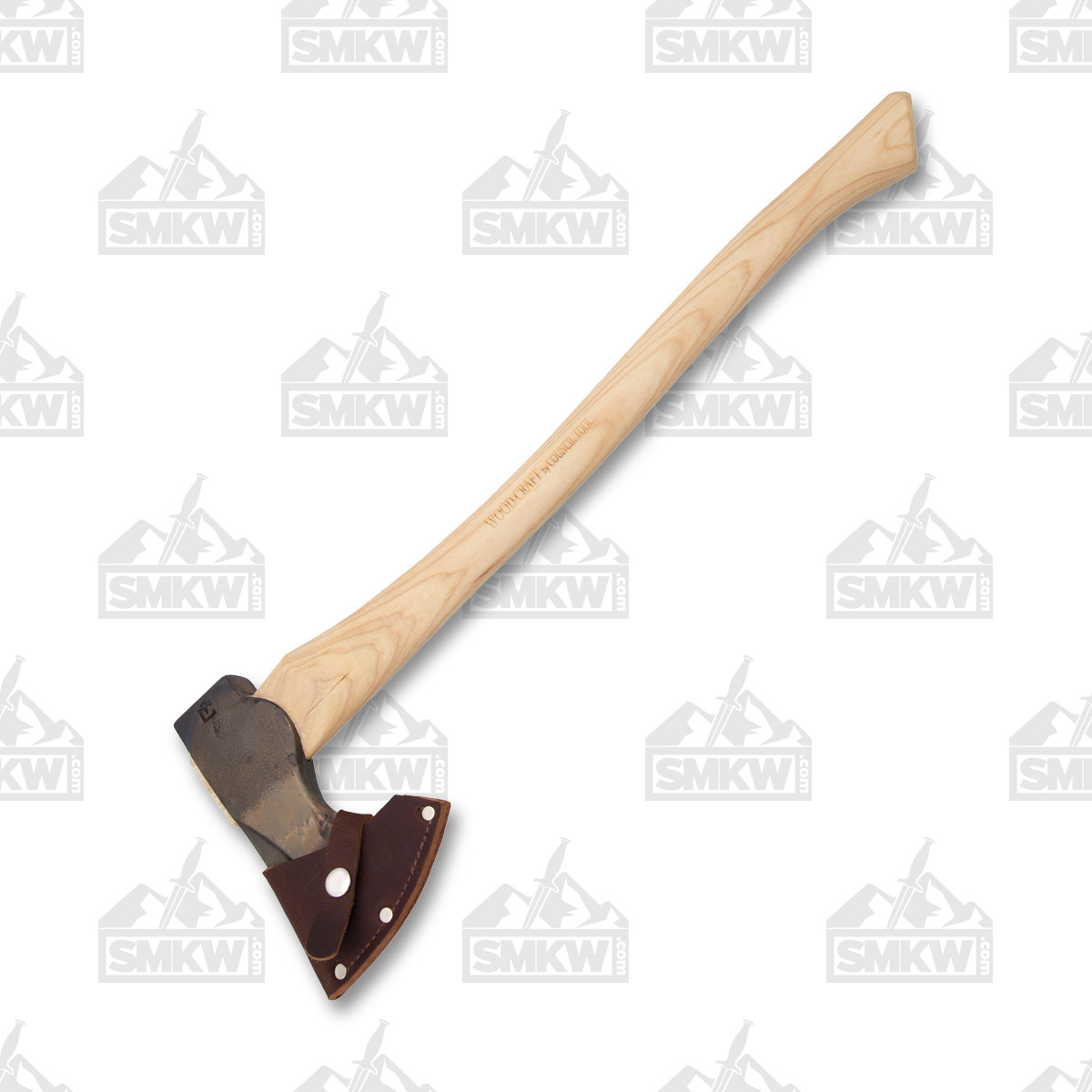 Council Tool Company Wood-Craft Pack Axe 24In. Curved American Hickory CTCWC20PA24C View 4