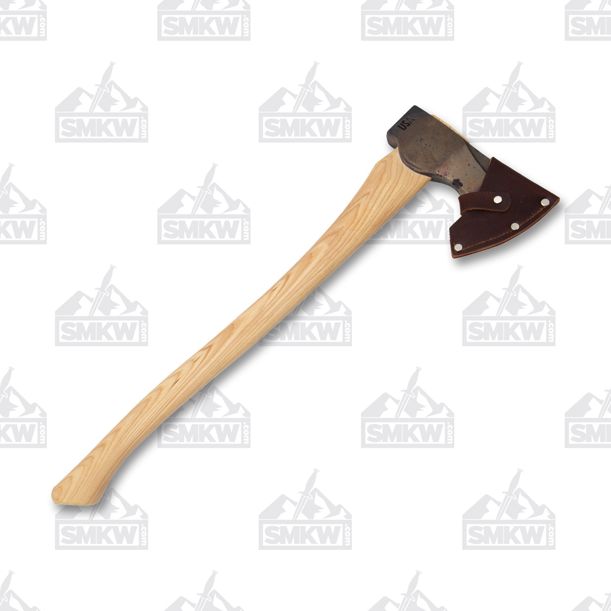Council Tool Company Wood-Craft Pack Axe 24In. Curved American Hickory CTCWC20PA24C View 5