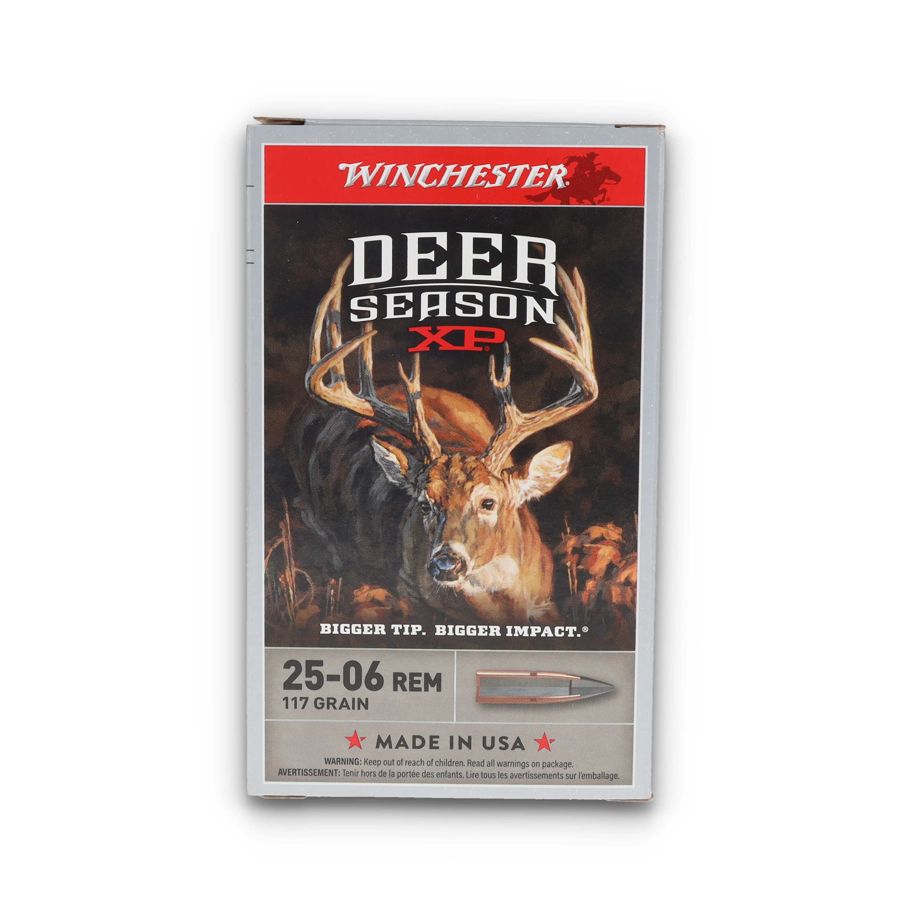 Winchester Deer Season XP .25-06 Rem EP Ammo 117gr 20rd Box X2506DS View 10