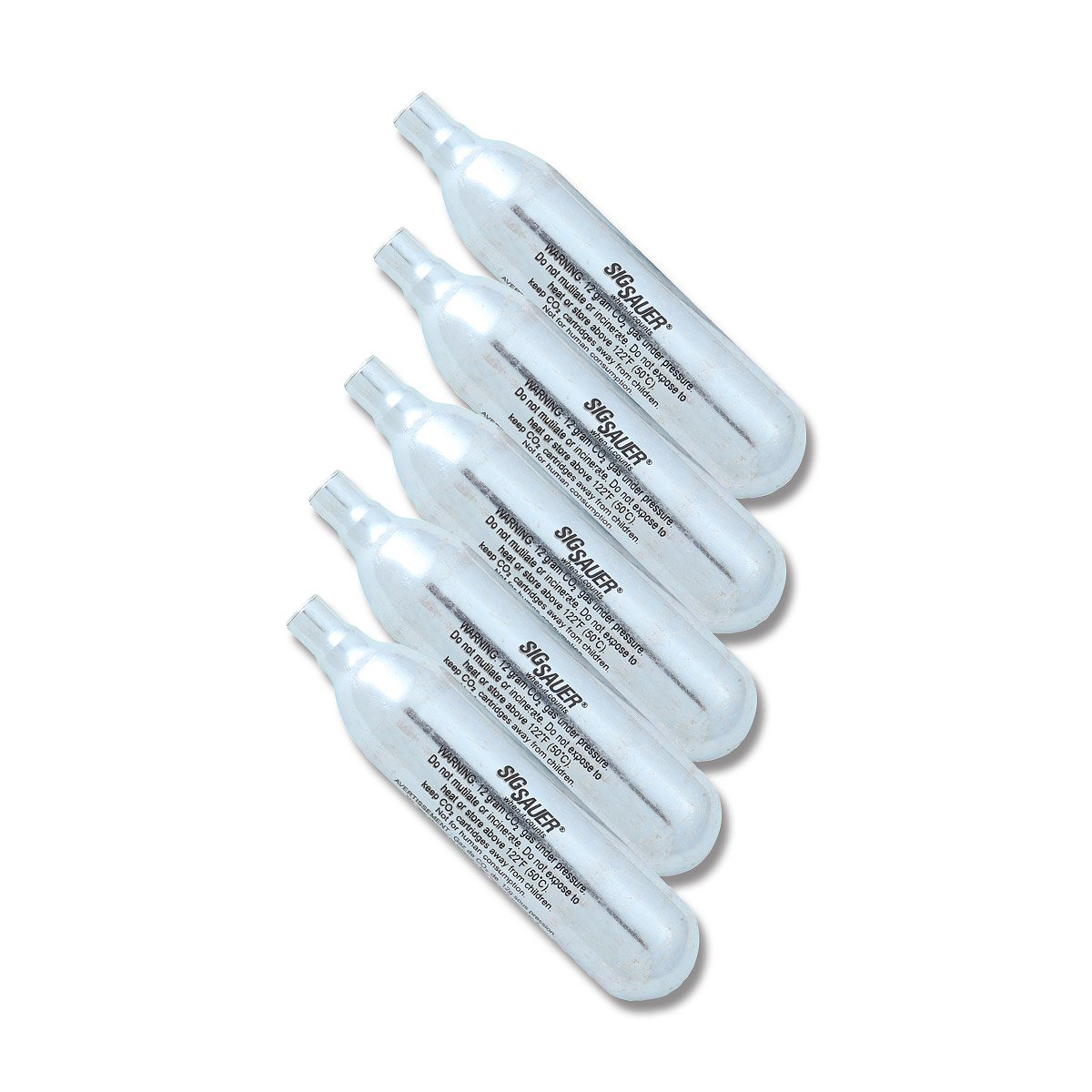 Sig Sauer Prefilled CO2 Cylinder 12 Gram 5 Pack AC125CO2 View 1