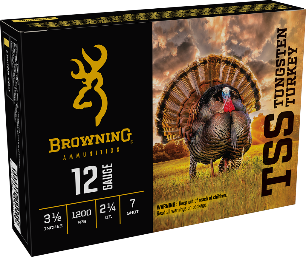 Browning TSS Tungsten Turkey 12 Ga 3.5in #7 Shot 2-1/4 oz Ammo 5Rd B193921247 View 1